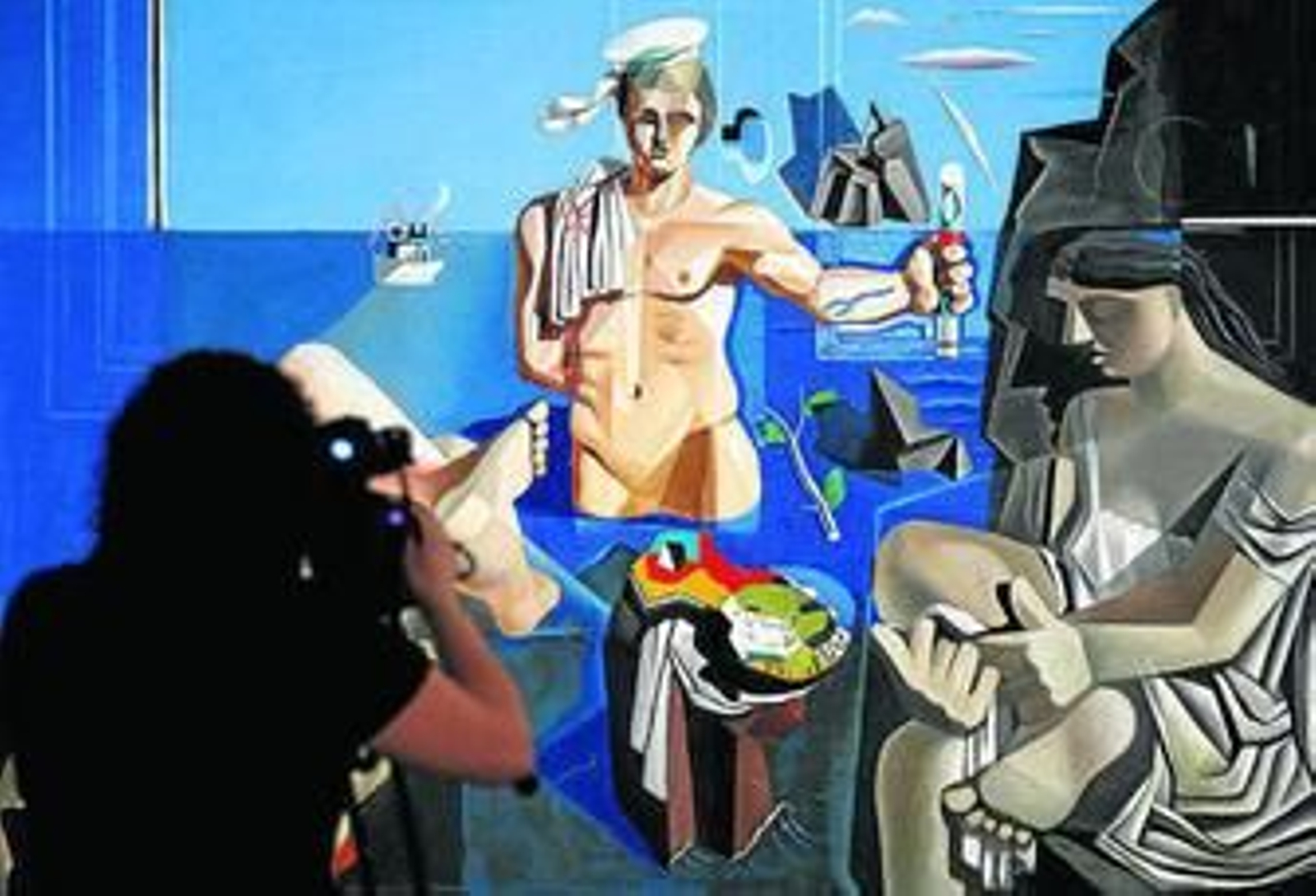 'El marinero. Academia neocubista', de 1926, que forma parte de la muestra de Dalí.