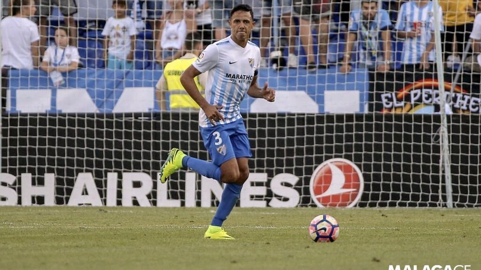 Imagen del último encuentro que disputó Weligton con la blanquiazul.