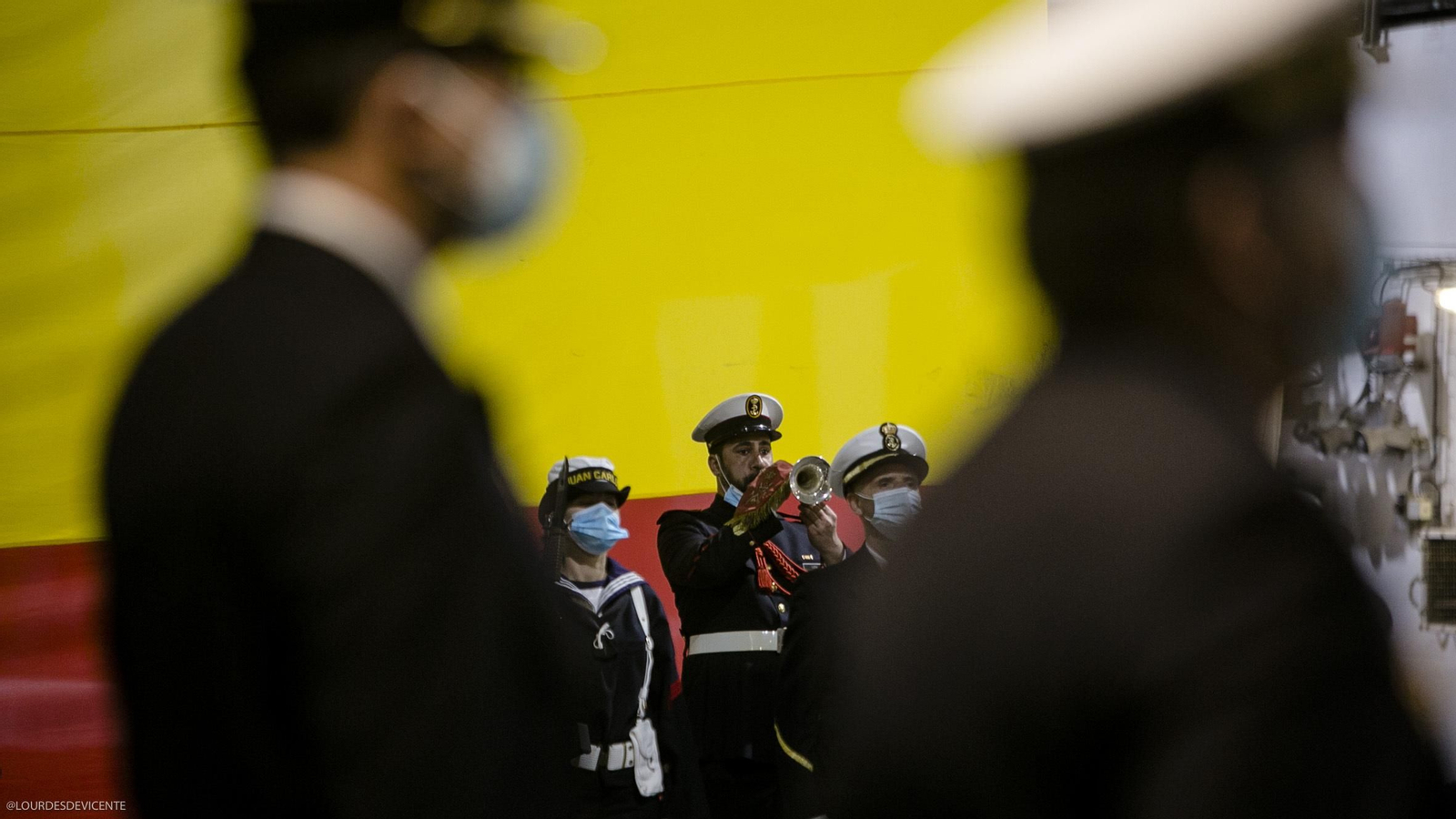 Toma de posesión del nuevo Almirante de la Flota, Eugenio Díaz del Río.