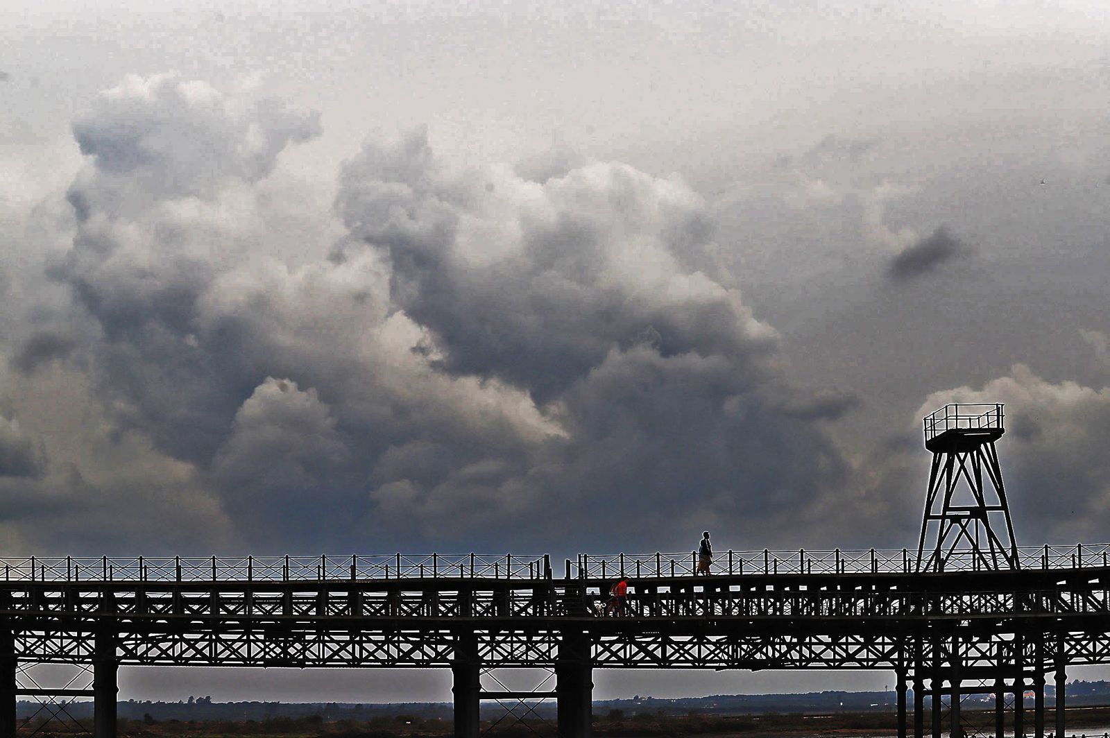 La lluvia en la jornada de domingo en Huelva