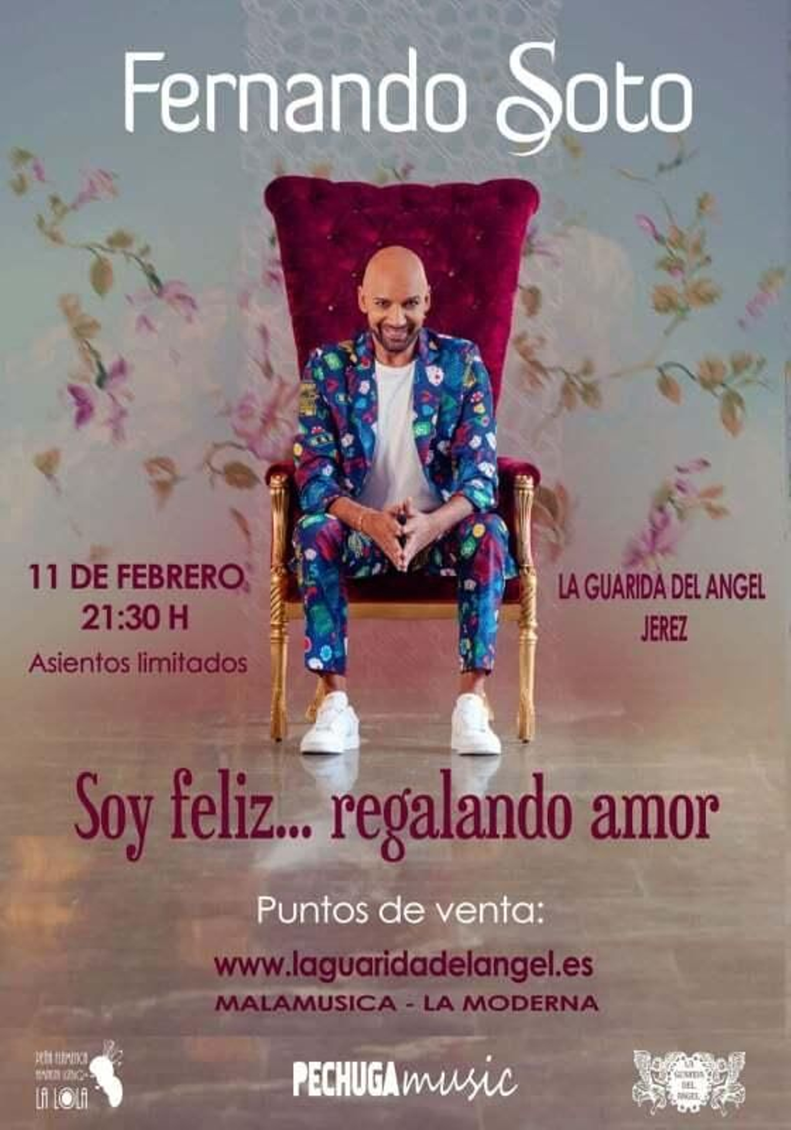 Fernando Soto actuará el próximo 11 de febrero en La Guarida del Ángel