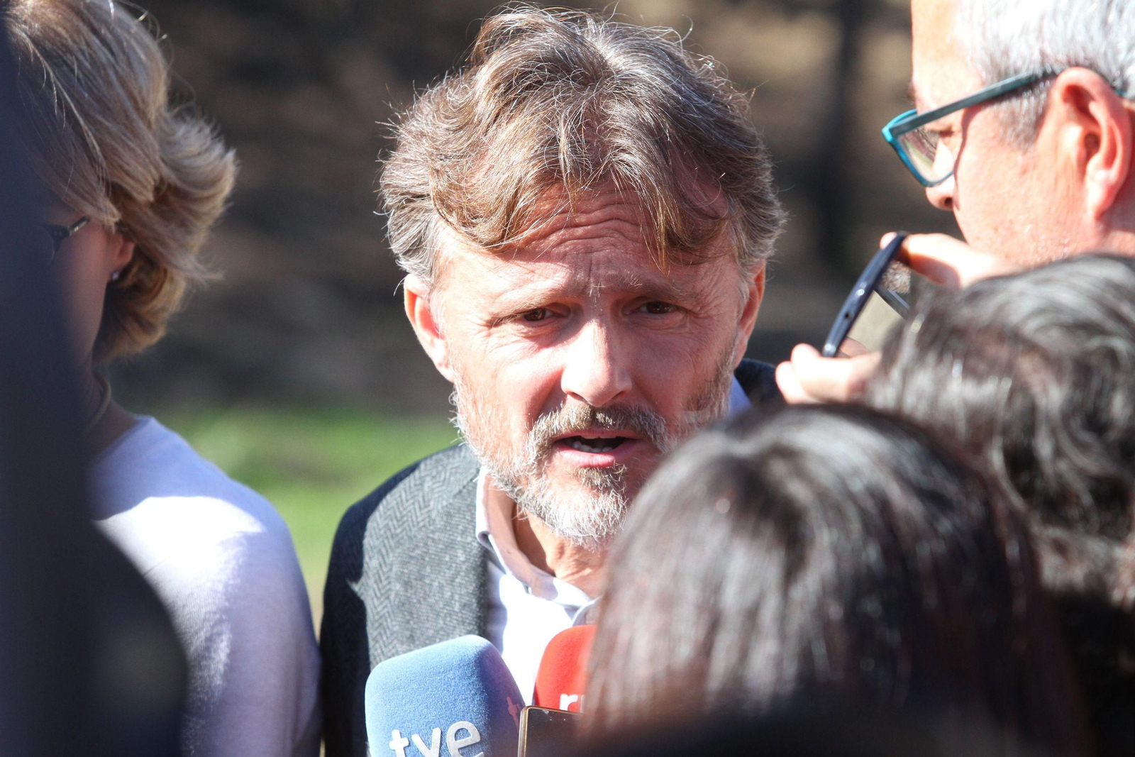 José Fiscal, consejero de Medio Ambiente, ha estado este mediodía en la Dehesa de Abajo