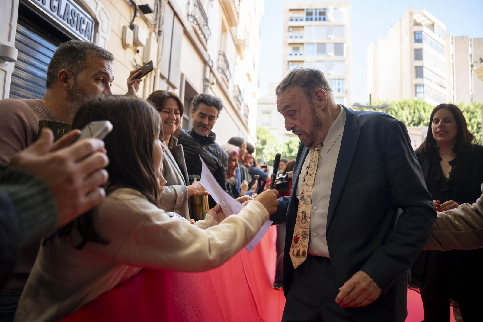 La estrella a JOHN RHYS-DAVIES luce en el paseo de la fama de Almería