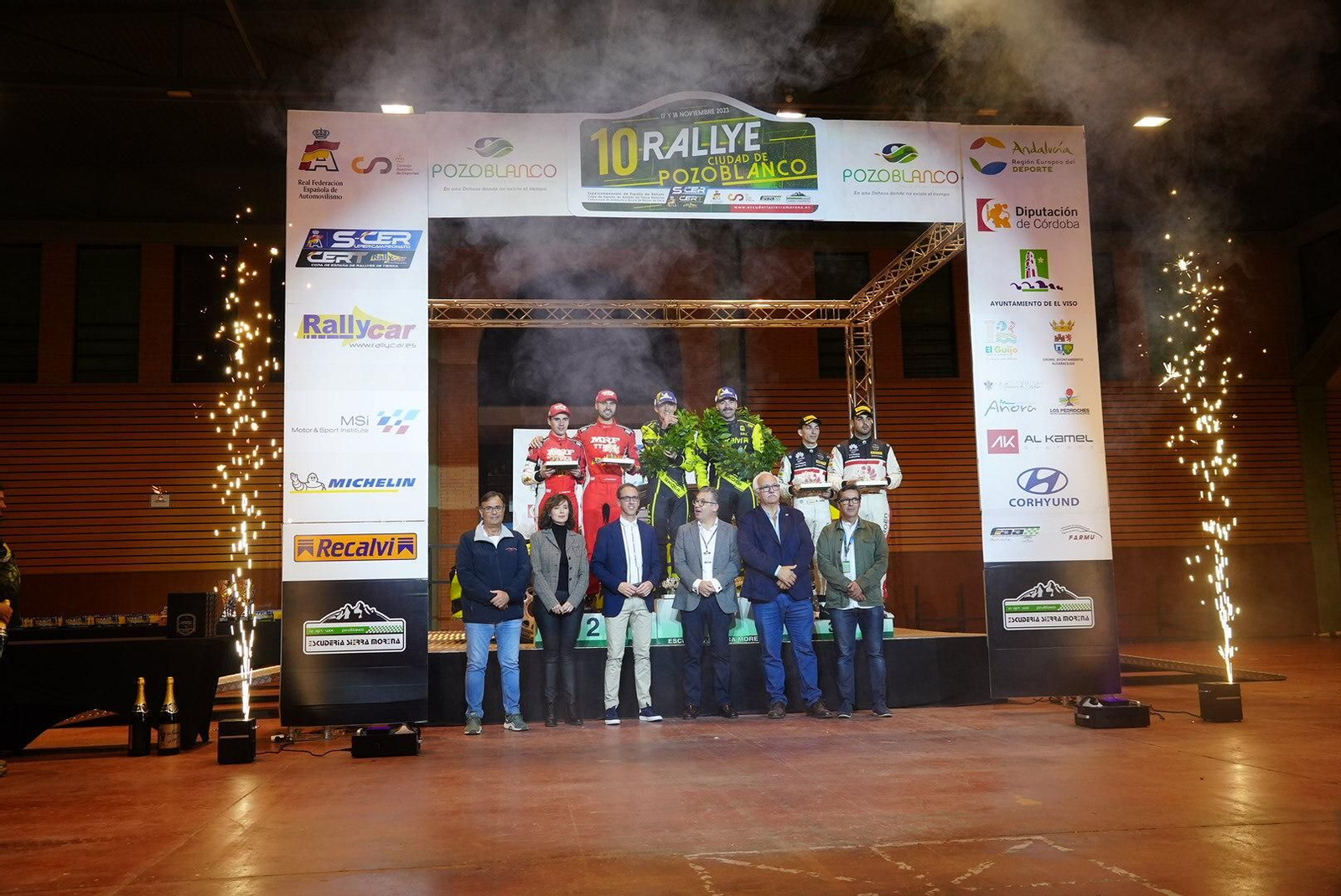 Las mejores imágenes de la entrega de premios del Rallye Ciudad de Pozoblanco