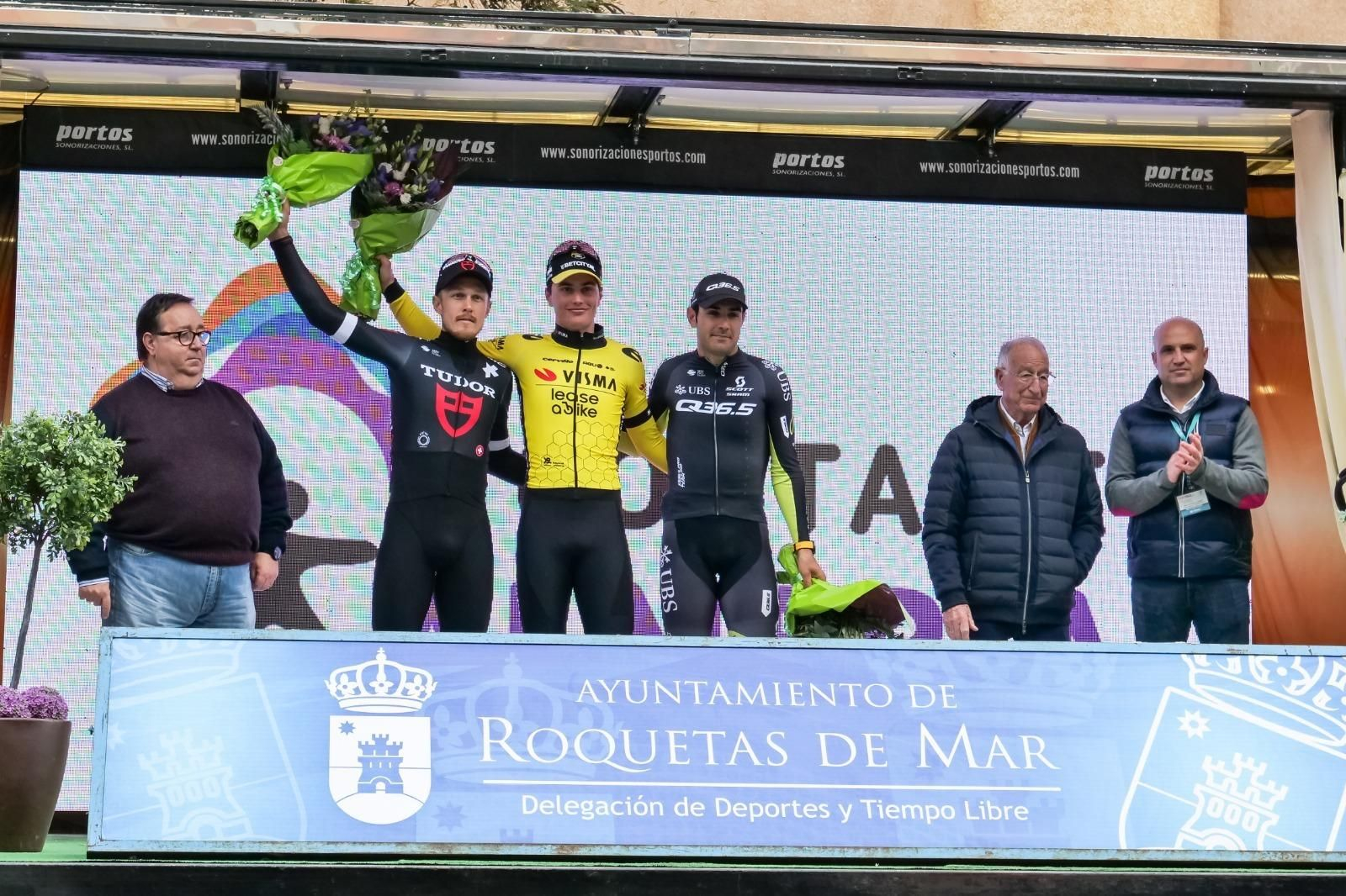 Podio de la edición número 37 de la Clásica de Almería.