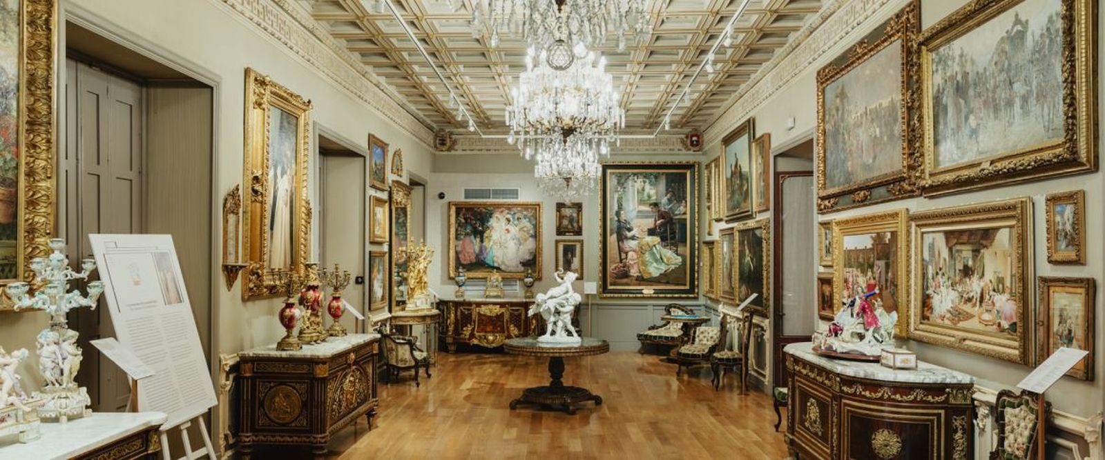 Uno de los salones de la Casa Fabiola.