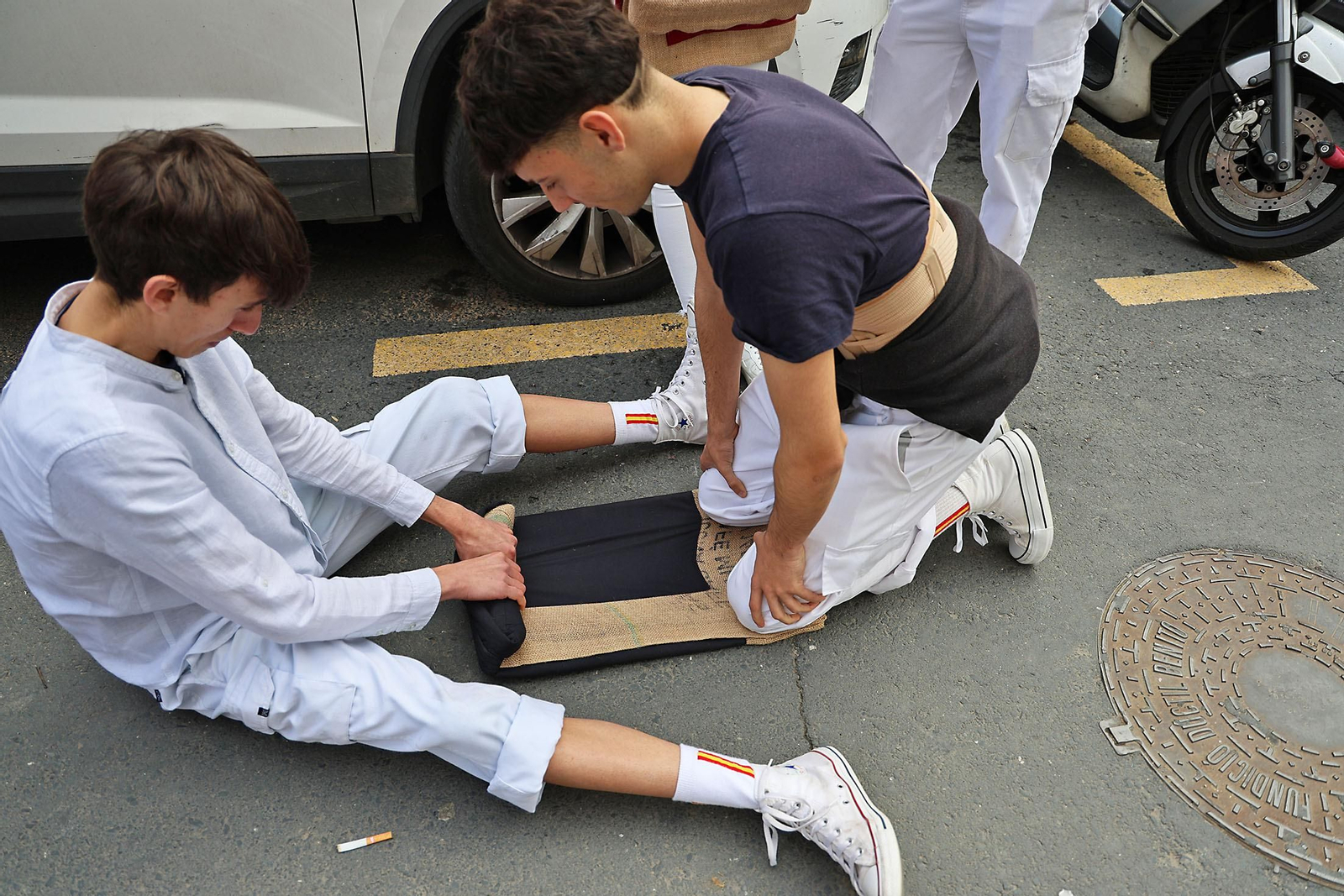 Las mejores imágenes del Martes Santo en Huelva: La Hermandad de La Lanzada