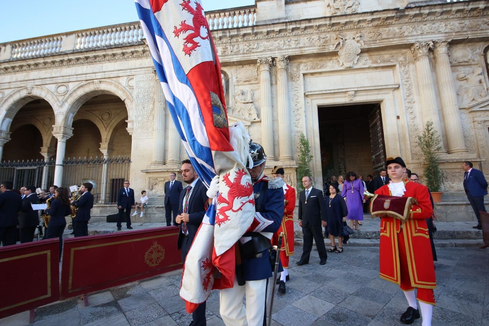 Traslado del Pendón en el día del patrón San Dionisio en Jerez