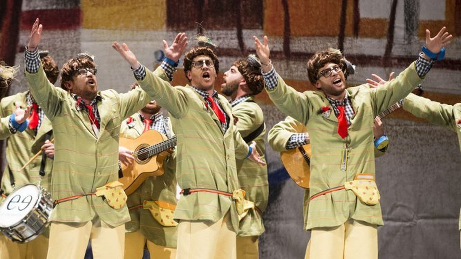 La chirigota de Sevilla 'Los que miran por encima del hombro'.