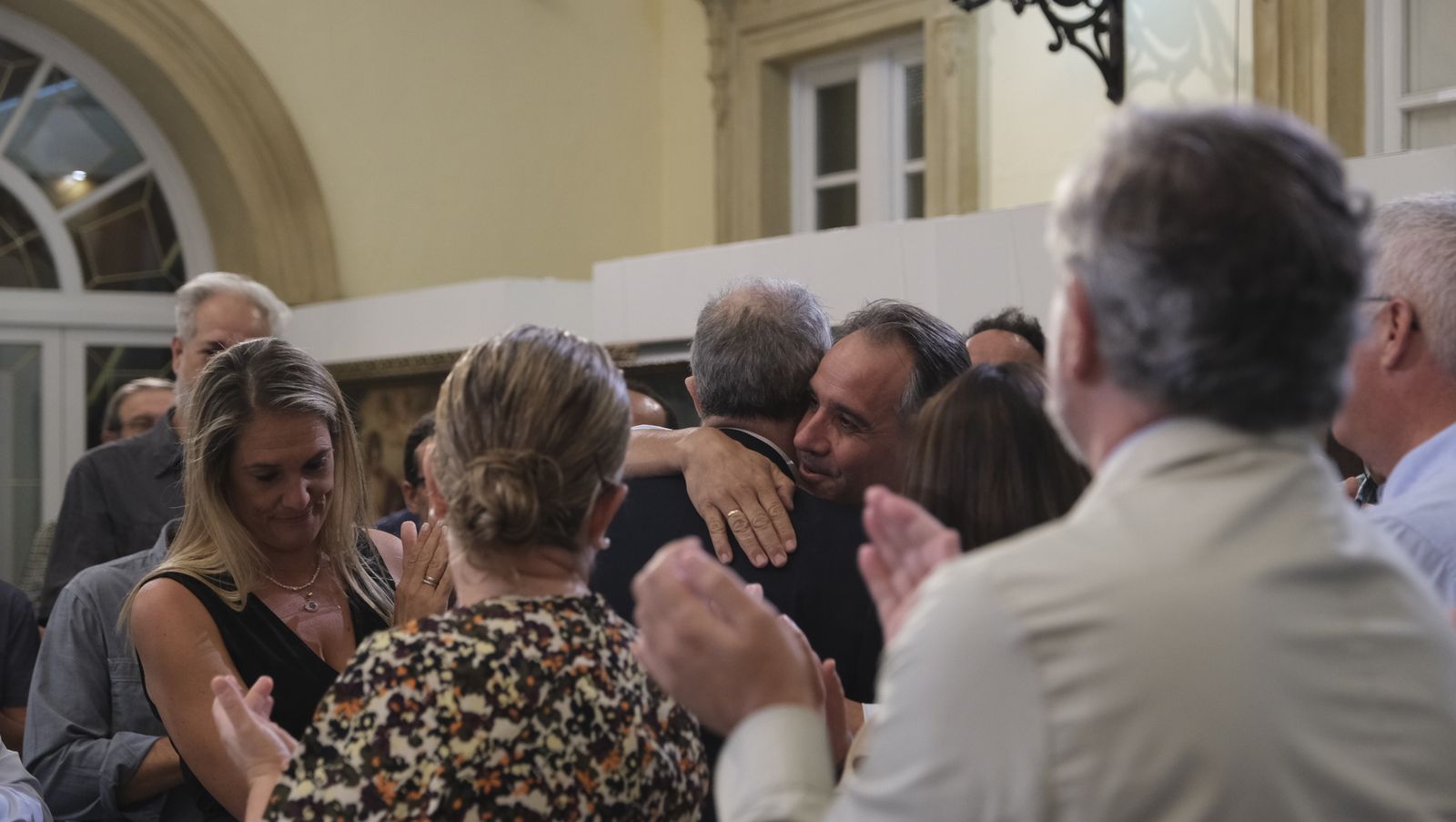 Imágenes de la entrega del Escudo de Oro de la Diputación de Almería a Ambrosio Sánchez
