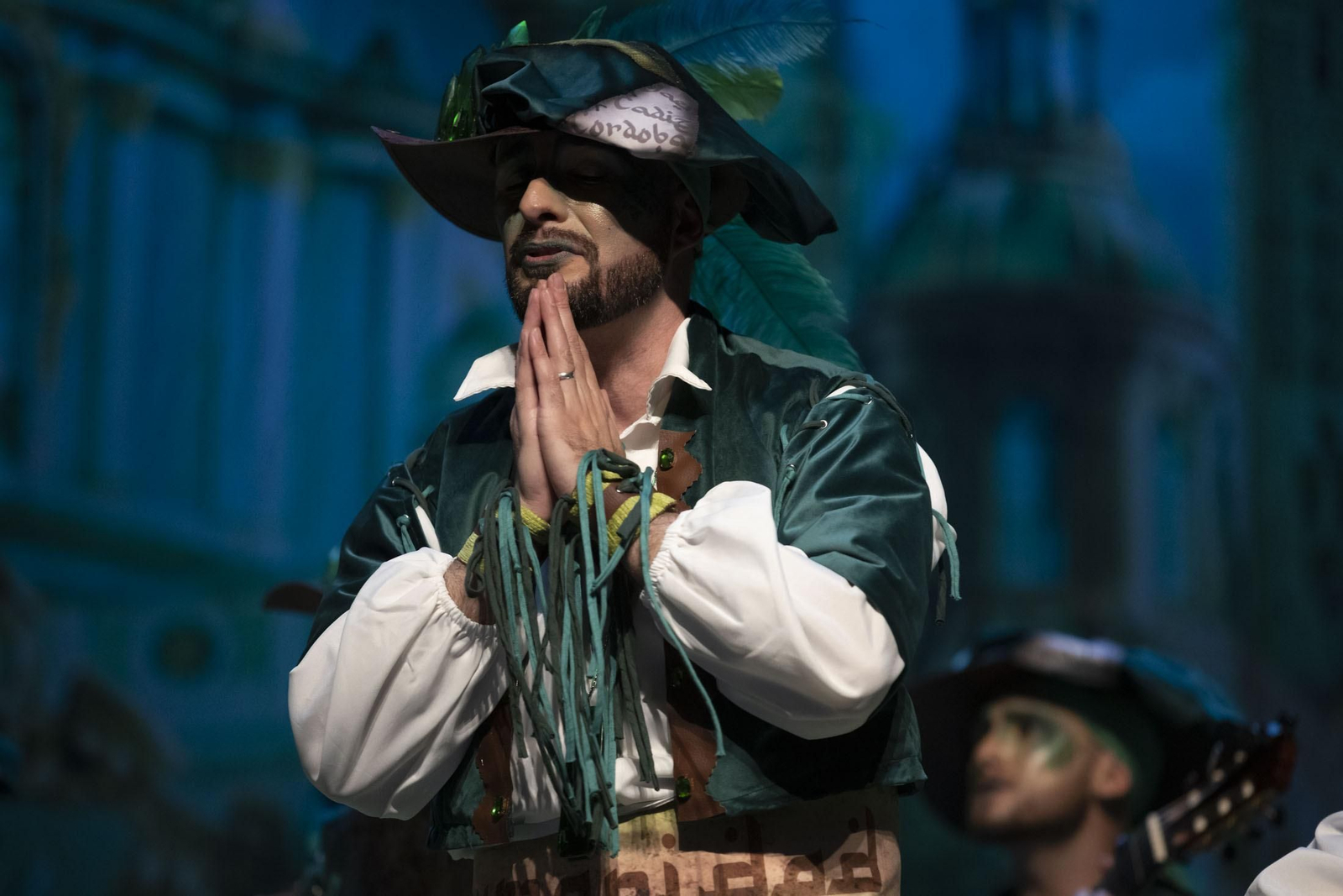 Imágenes de la actuación de la comparsa de Sevilla 'Ciudad Esmeralda' en el Carnaval Colombino