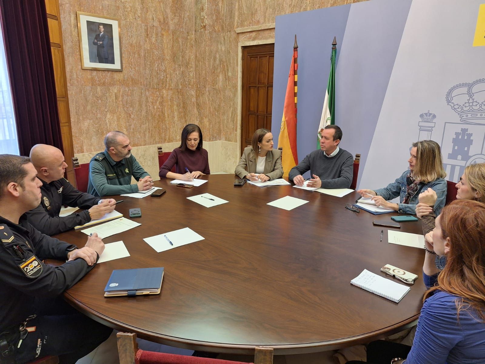 Reunión de la Comisión de Seguimiento del Plan Director en la Subdelegación de Almería
