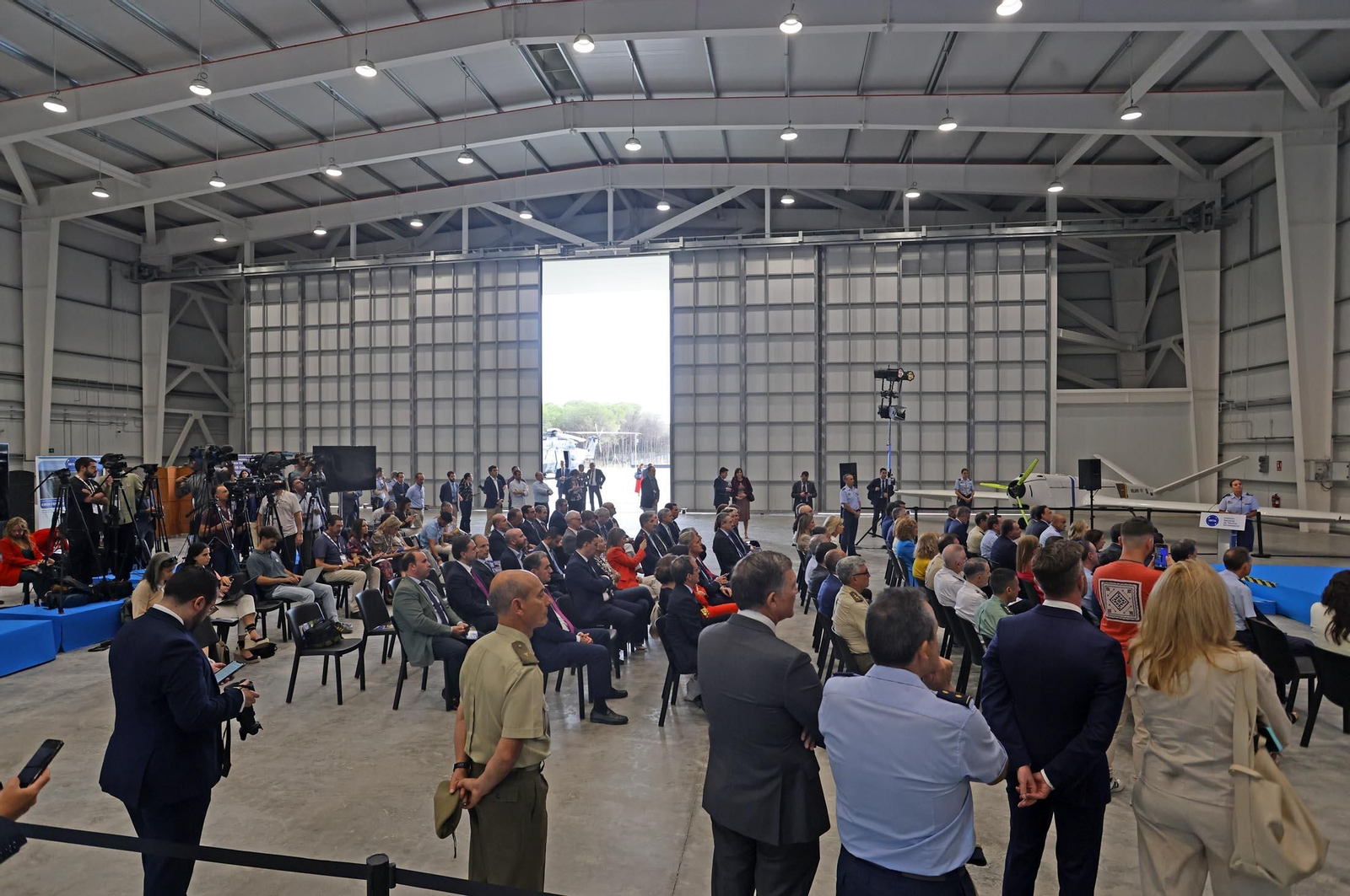 Imágenes de la inauguración del CEUS por Pedro Sánchez en Moguer