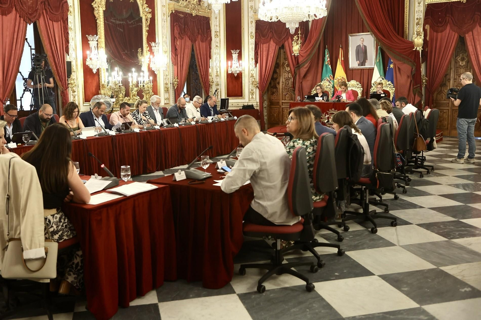 El pleno de la Diputación de Cádiz celebrado este miércoles de junio.