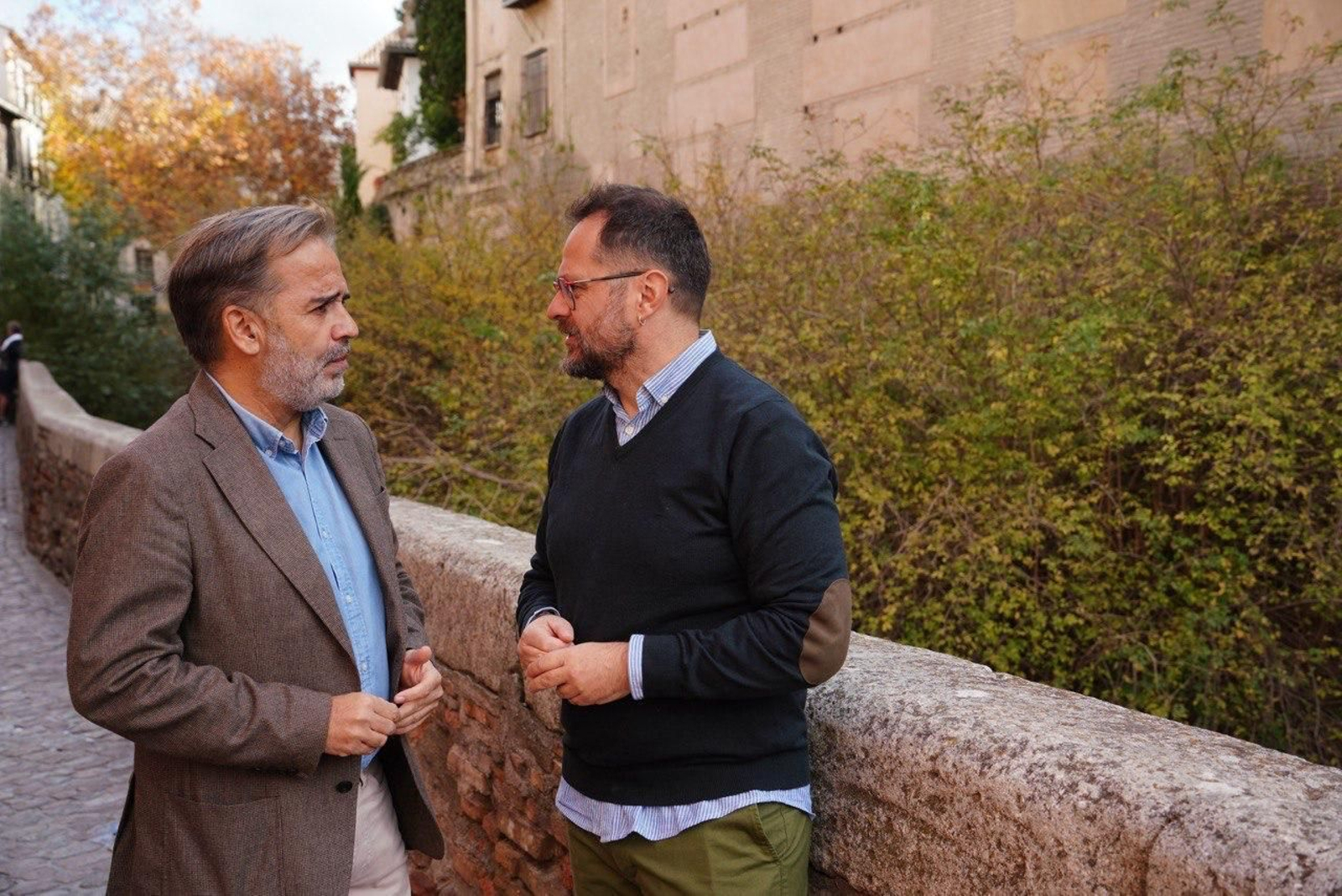 Calvo e Ibáñez, en la Carrera del Darro
