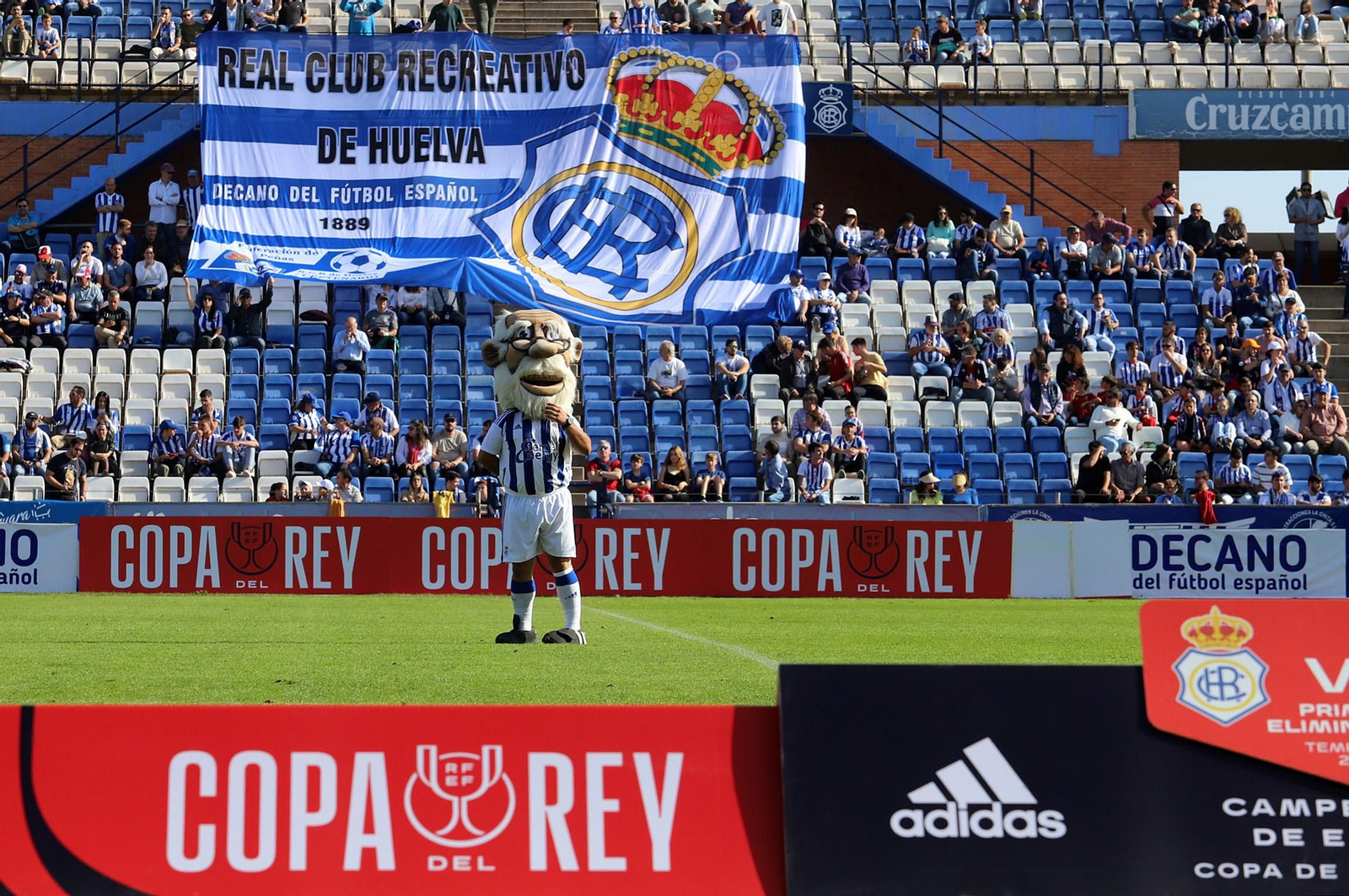 Las mejores imágenes del Recreativo de Huelva-Burgos, partido de eliminatoria de la Copa del Rey