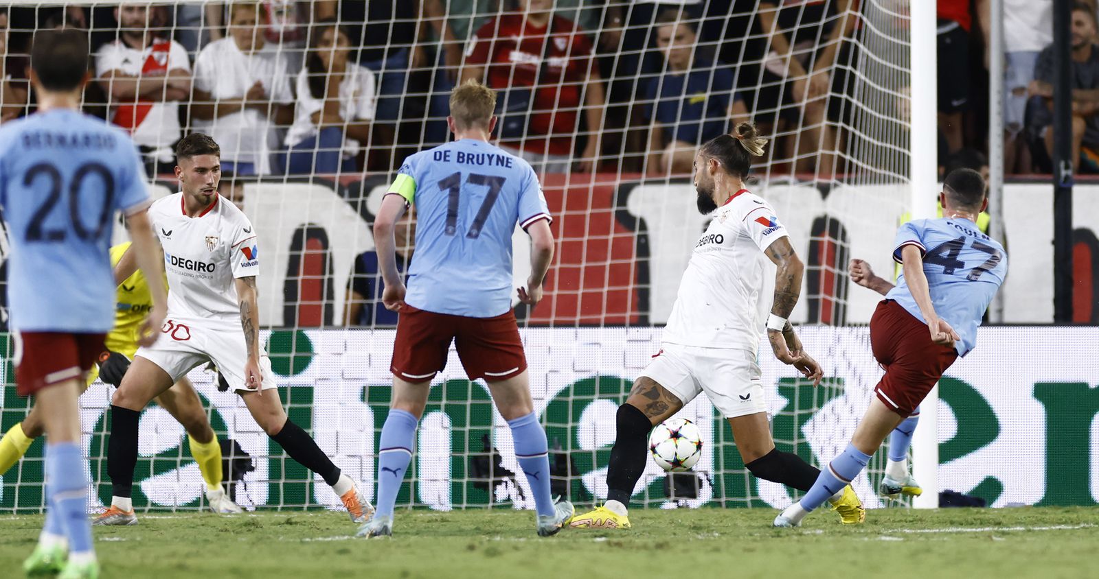 Las imágenes del Sevilla fc- Manchester City fc