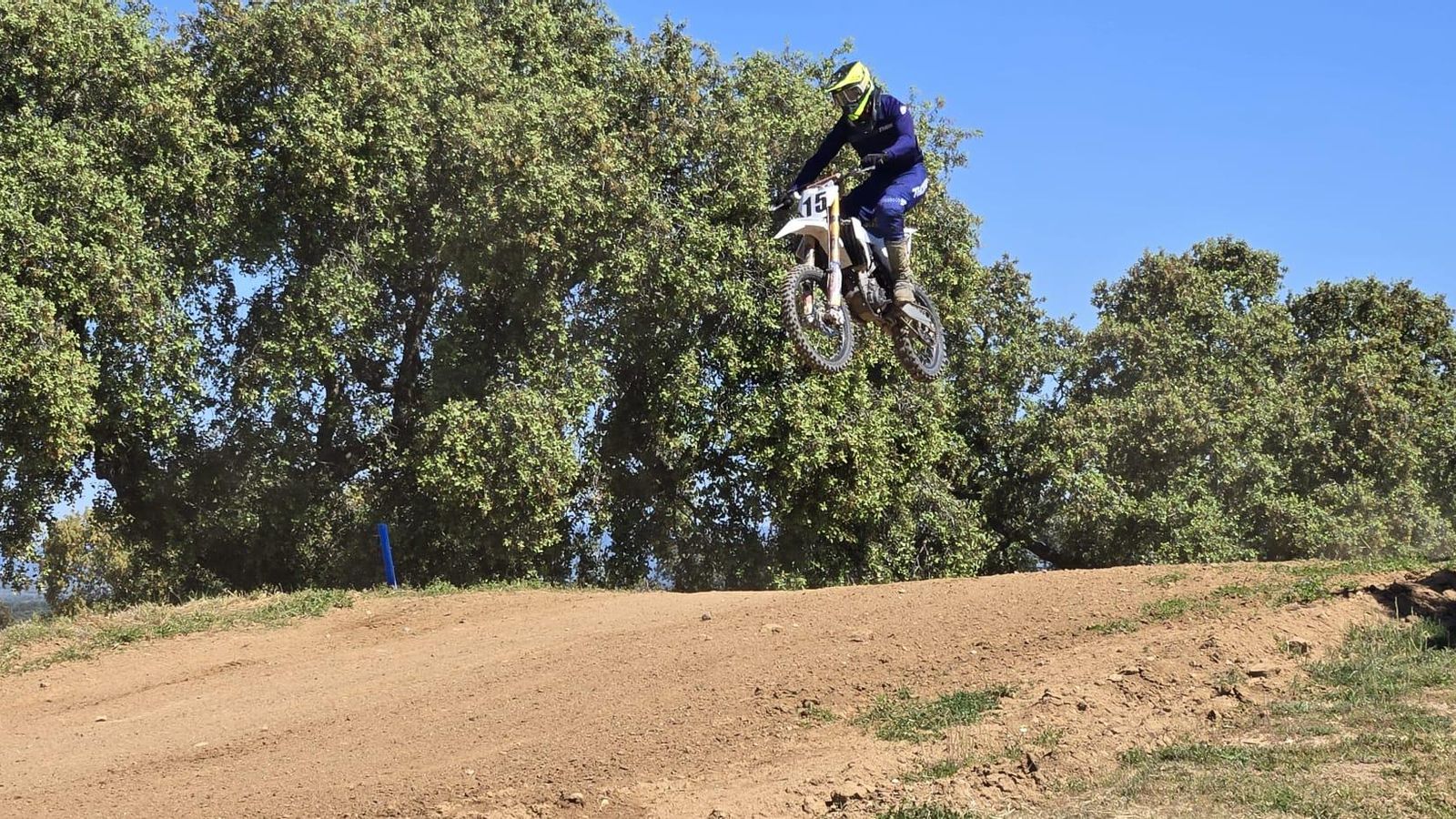 Un piloto, durante la cita de Villanueva de Córdoba.