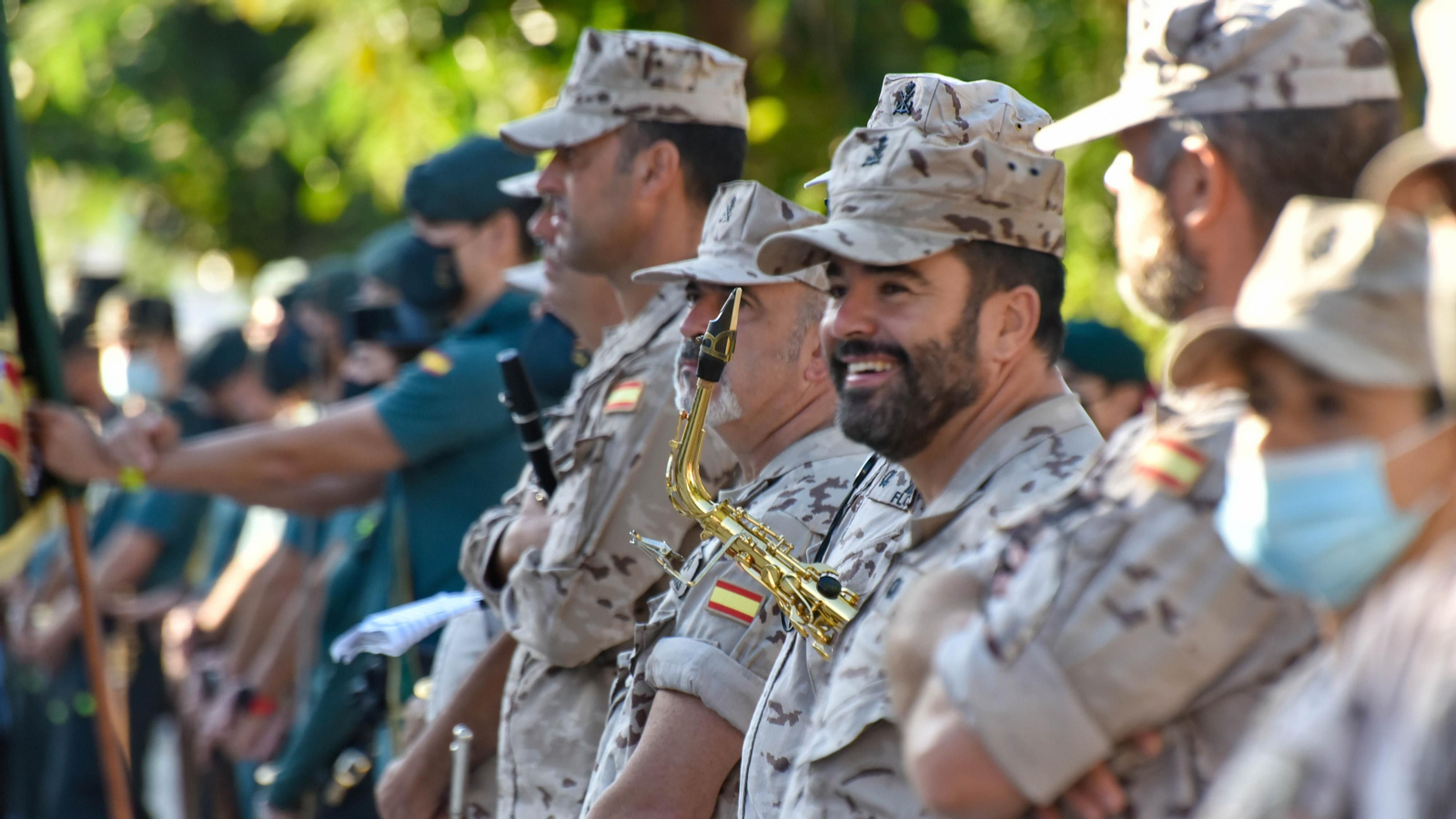 Laa fotos de los ensayos para desfile del Día del Pilar en Tarifa