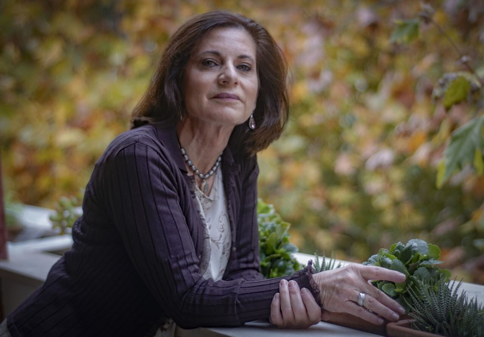 María G. Morales posa para la entrevista.