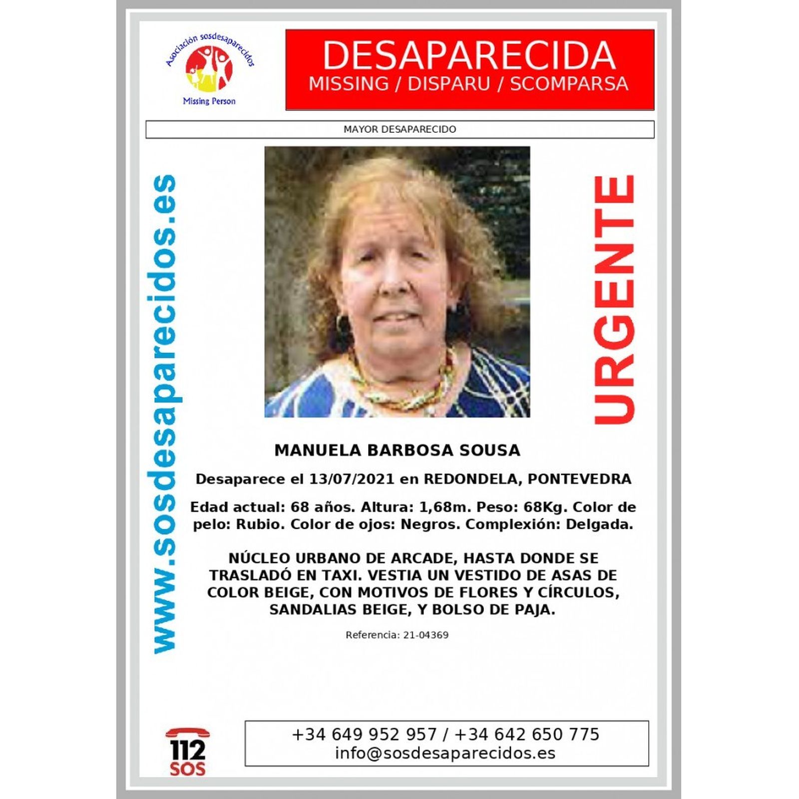 Cartel de Manuela Barbosa