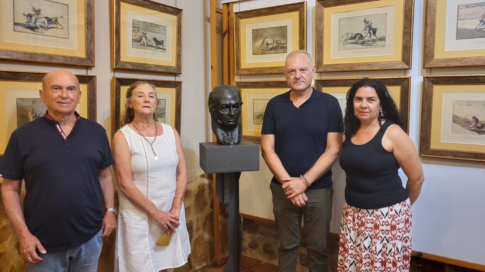 Antonio Fernández Liria, Antonio Llaguno, Juani Haro y Mercedes Rodríguez.