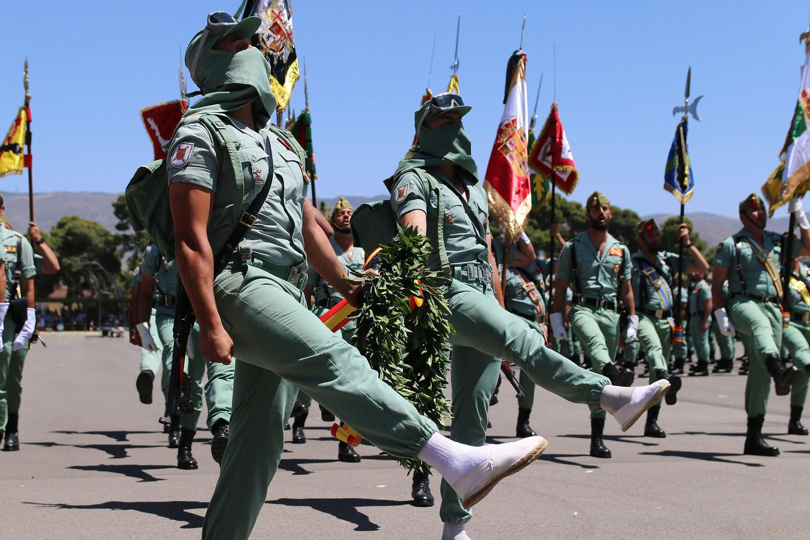 Fotogalería del desfile del Sábado Legionario DIFAS 2022