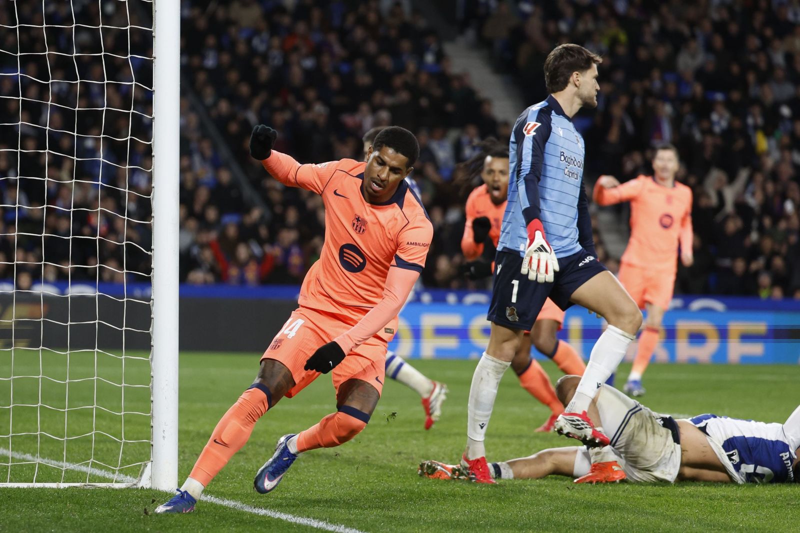 Las fotos de la derrota del Barcelona contra la Real Sociedad