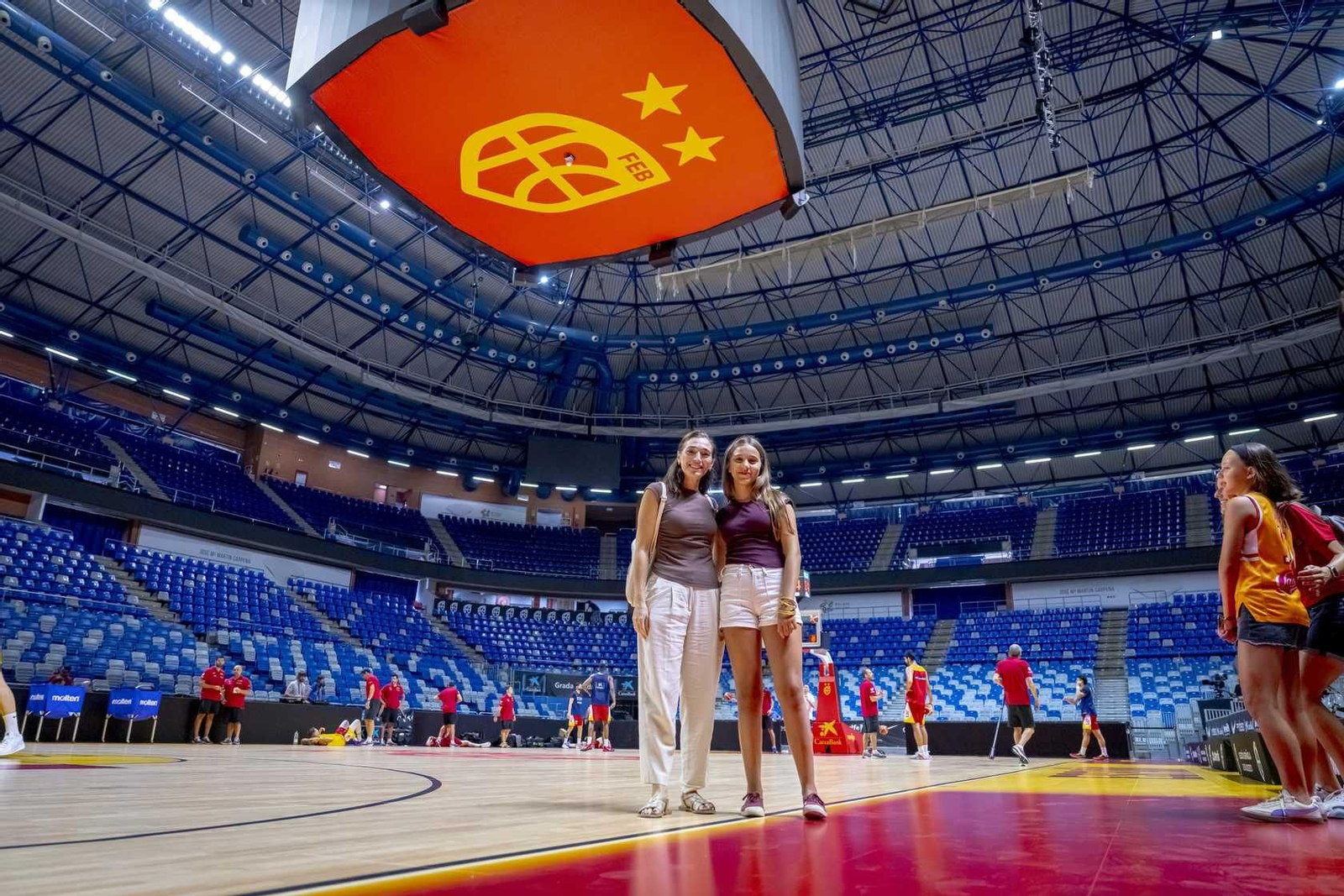 Así luce el Carpena customizado para los partidos de España