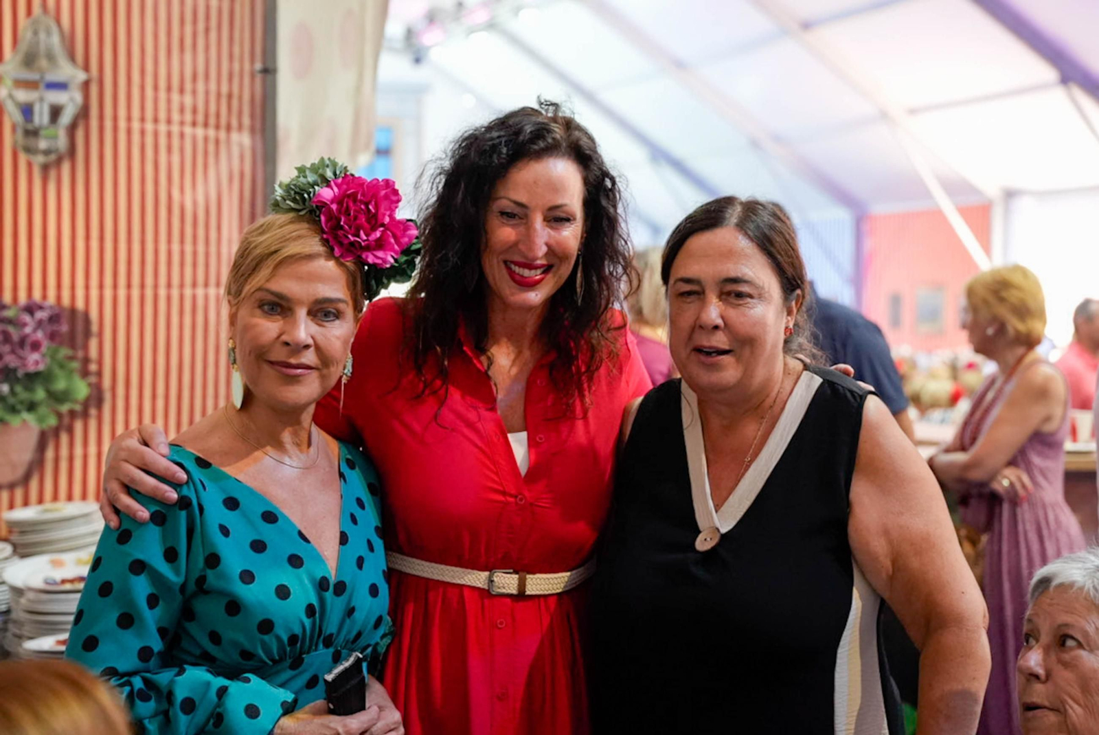 Las fotos de la comida de homenaje a la mujer en la Feria de Almería
