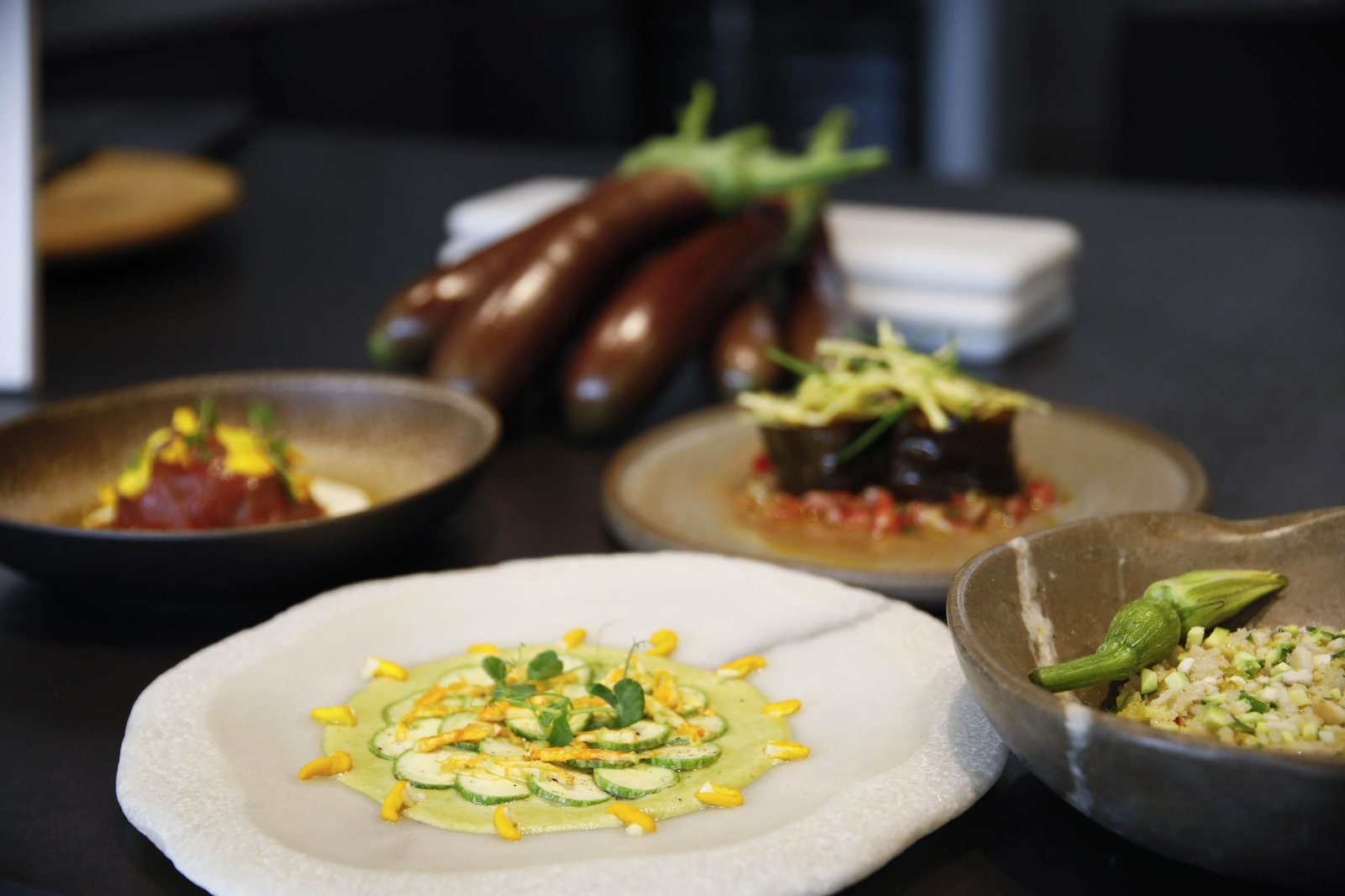 Las imágenes de una nueva variedad de berenjena en Almería