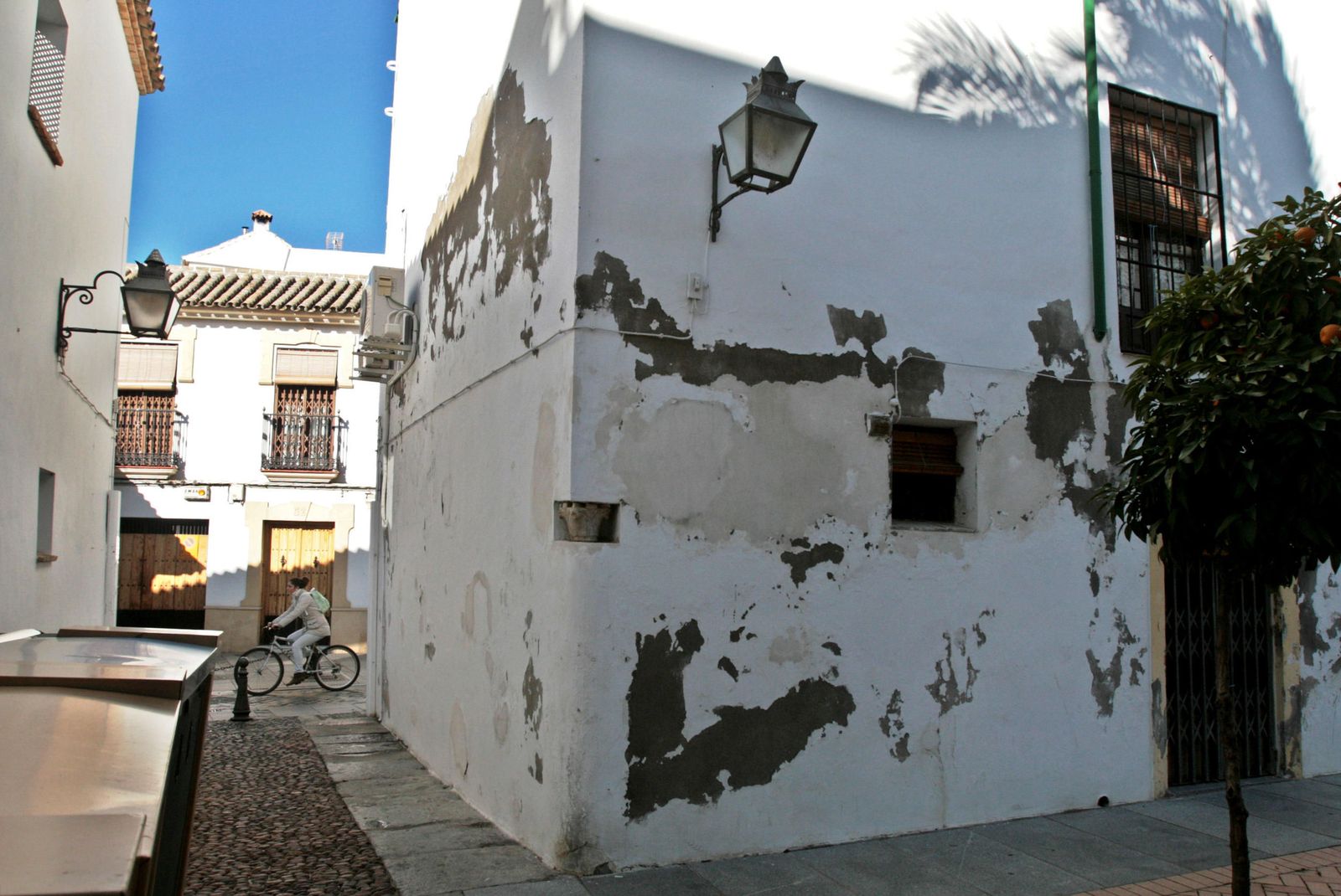 Un edificio del Casco Histórico en mal estado de conservación.