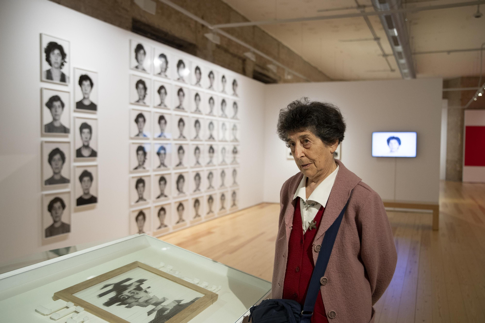 Esther Ferrer, este miércoles en la sede del Cicus.