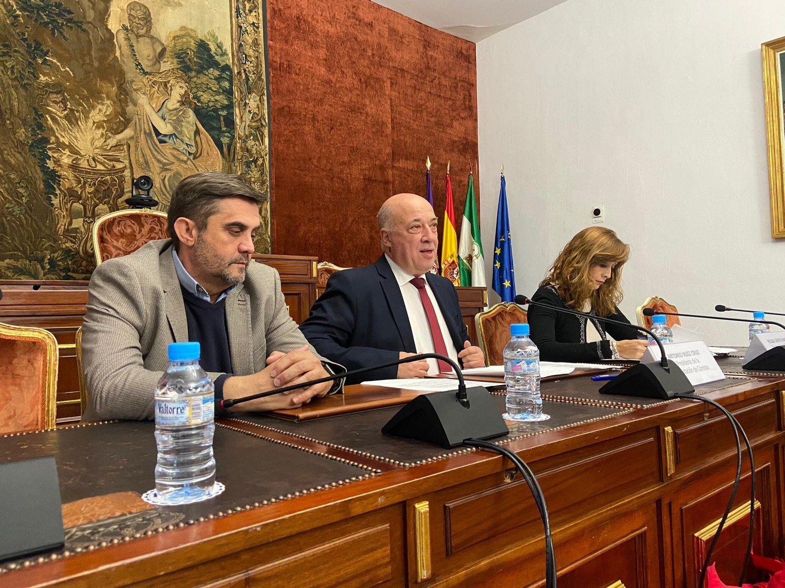 Un momento de la presentación de los presupuestos de 2023 en la Diputación de Córdoba.