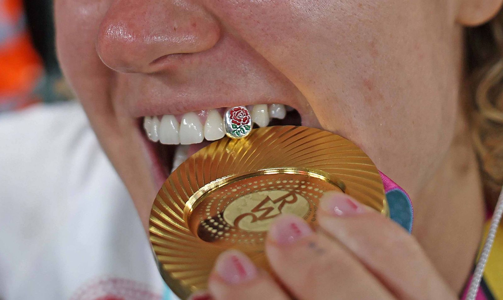 Rugby | Ellie Kildunne, A Red Rose With Rugby World Cup Winners Medal