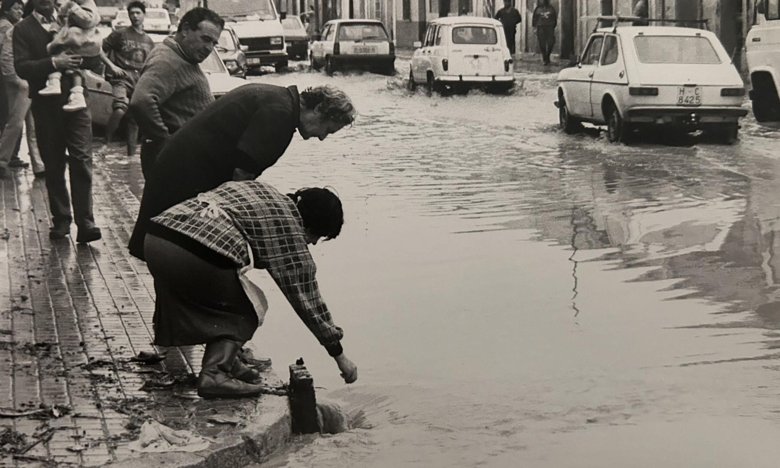 Efectos del temporal e inundaciones de enero de 1996 en Huelva.