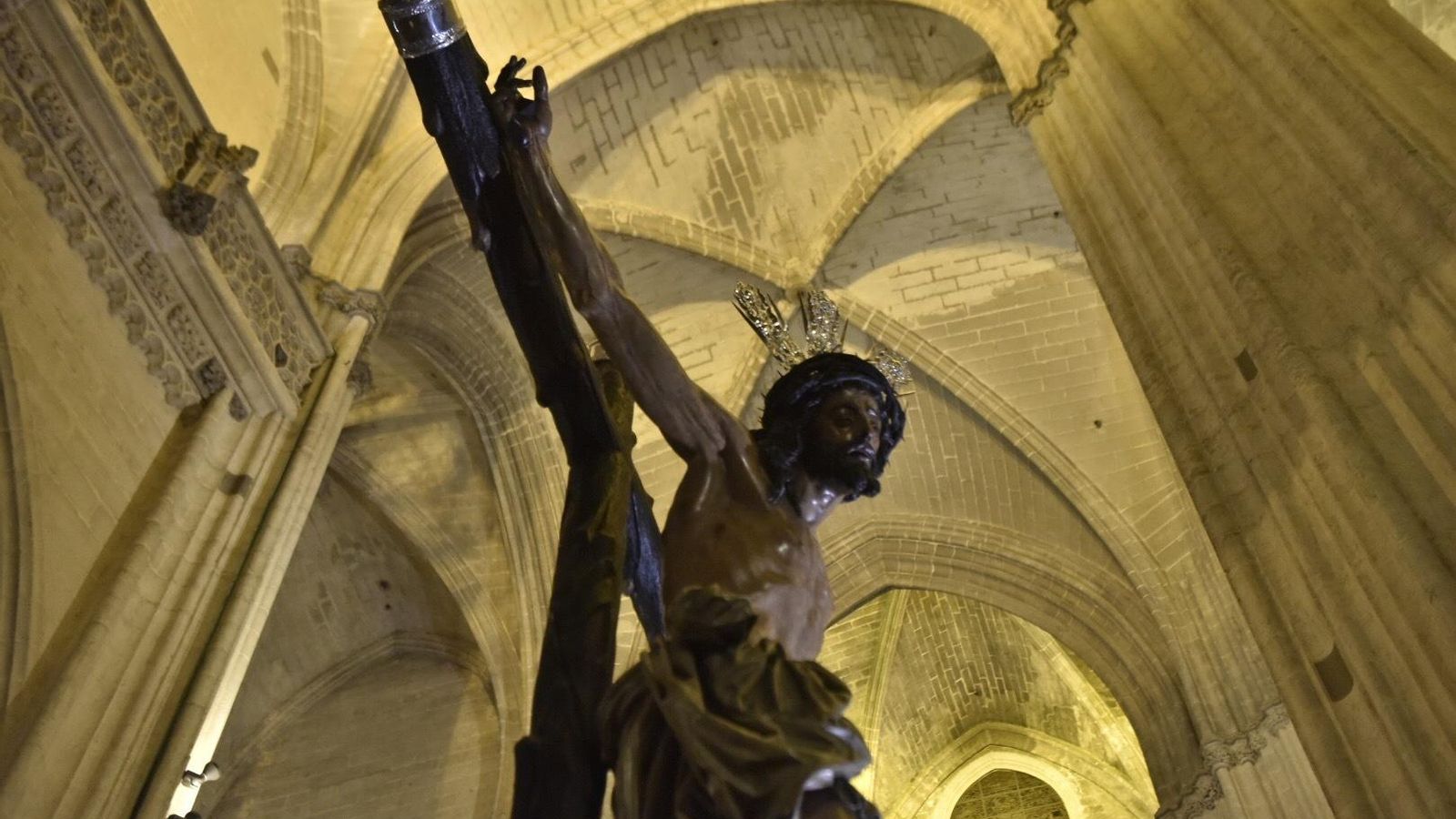 El Cristo de la Conversión en la Catedral.