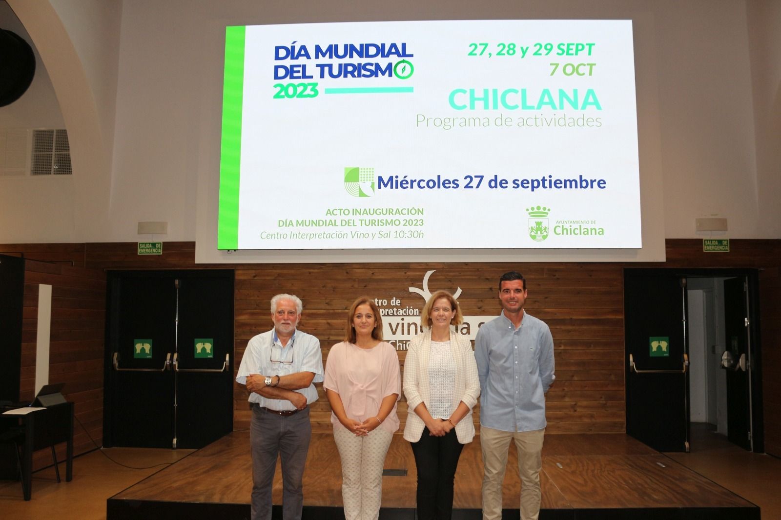 Un momento de la presentación de las actividades organizadas con motivo del Día Mundial del Turismo.