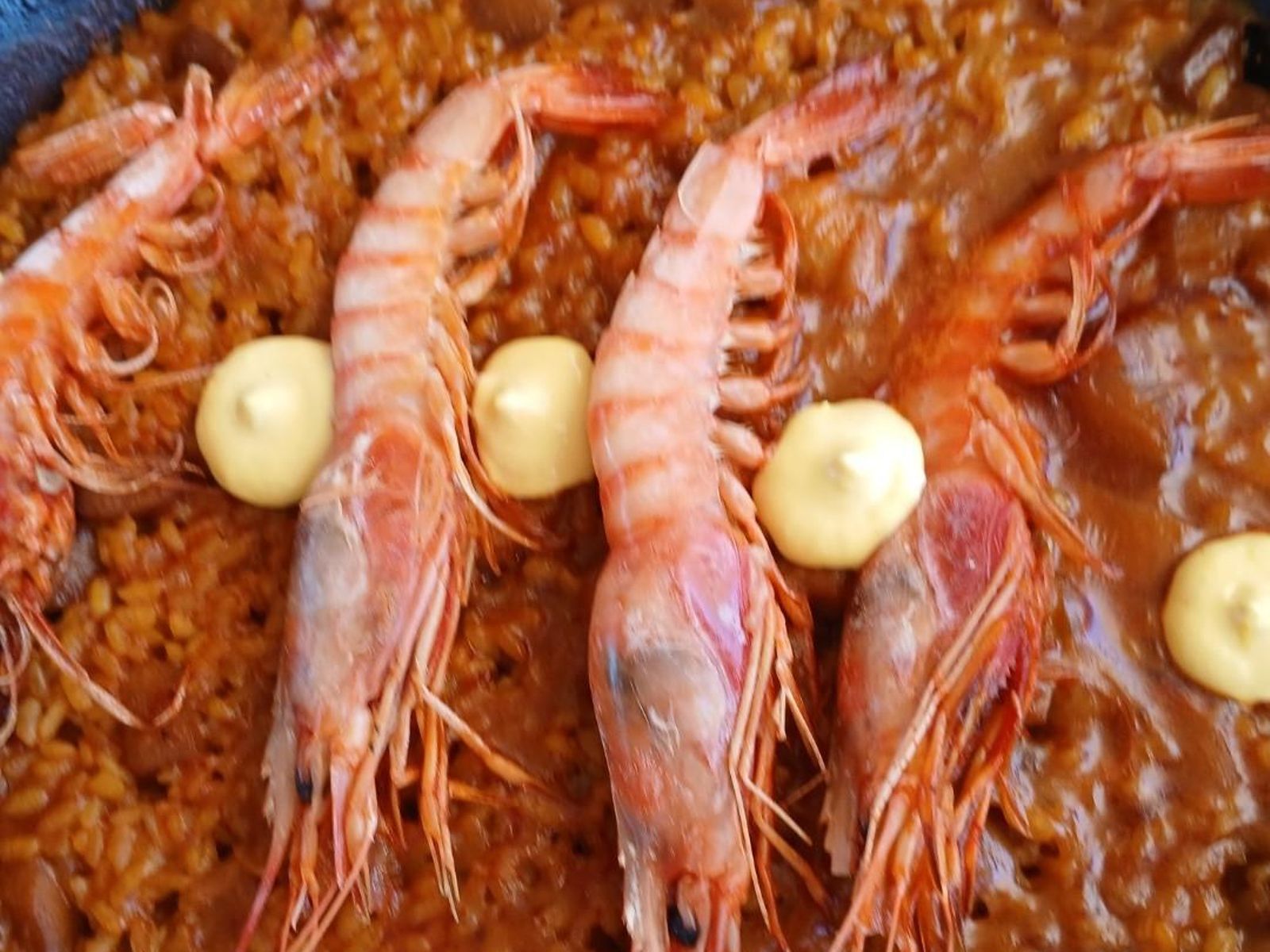 Arroz de gamba roja en Sal Verde, La Alcaidesa