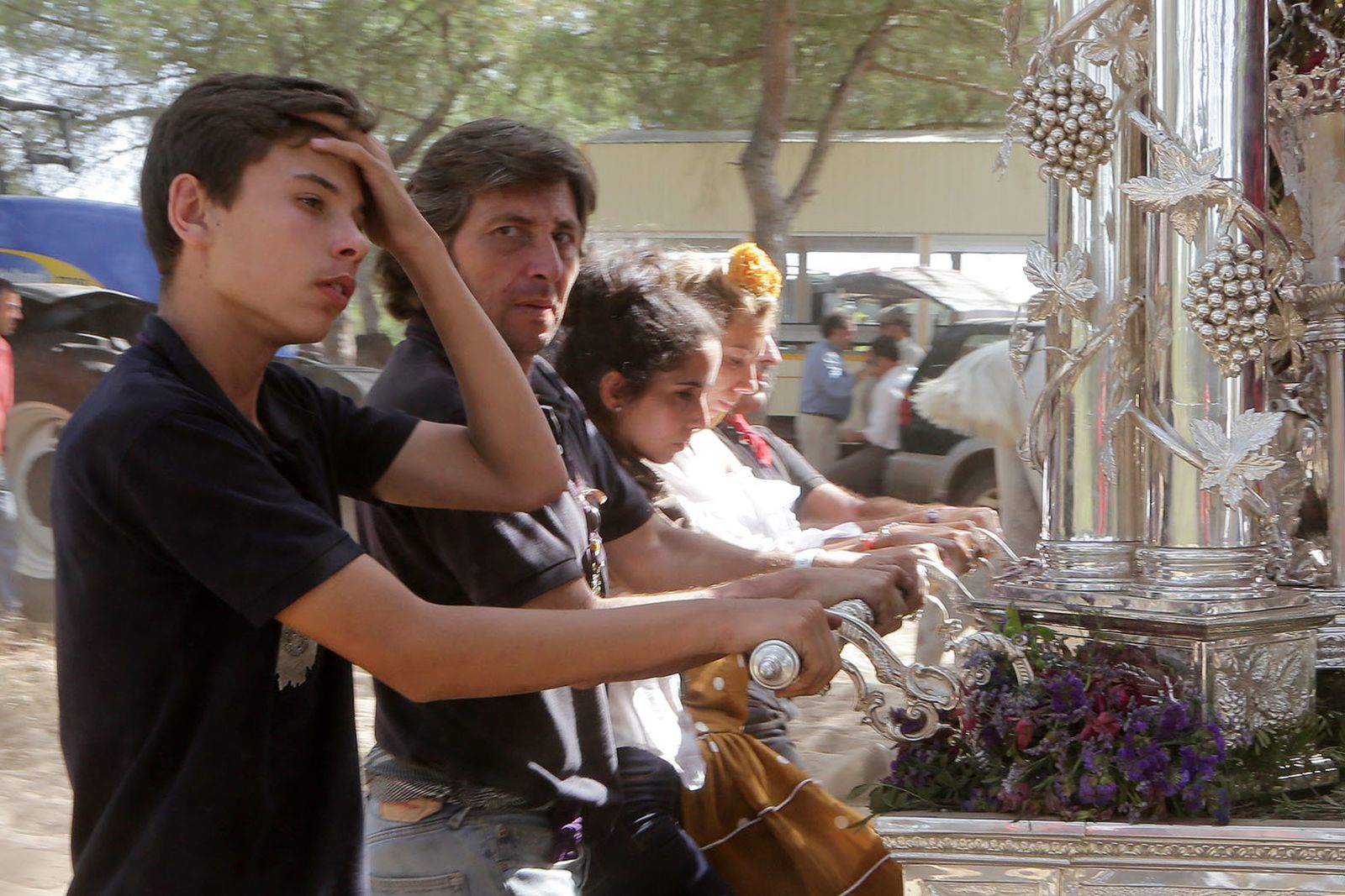 Las imágenes de la segunda jornada de camino de la Hermandad de Jerez