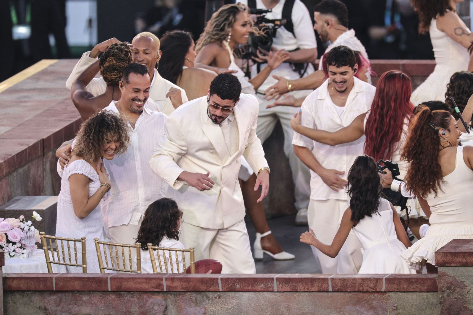 Las mejores fotos de la Super Bowl con la actuación de Bad Bunny