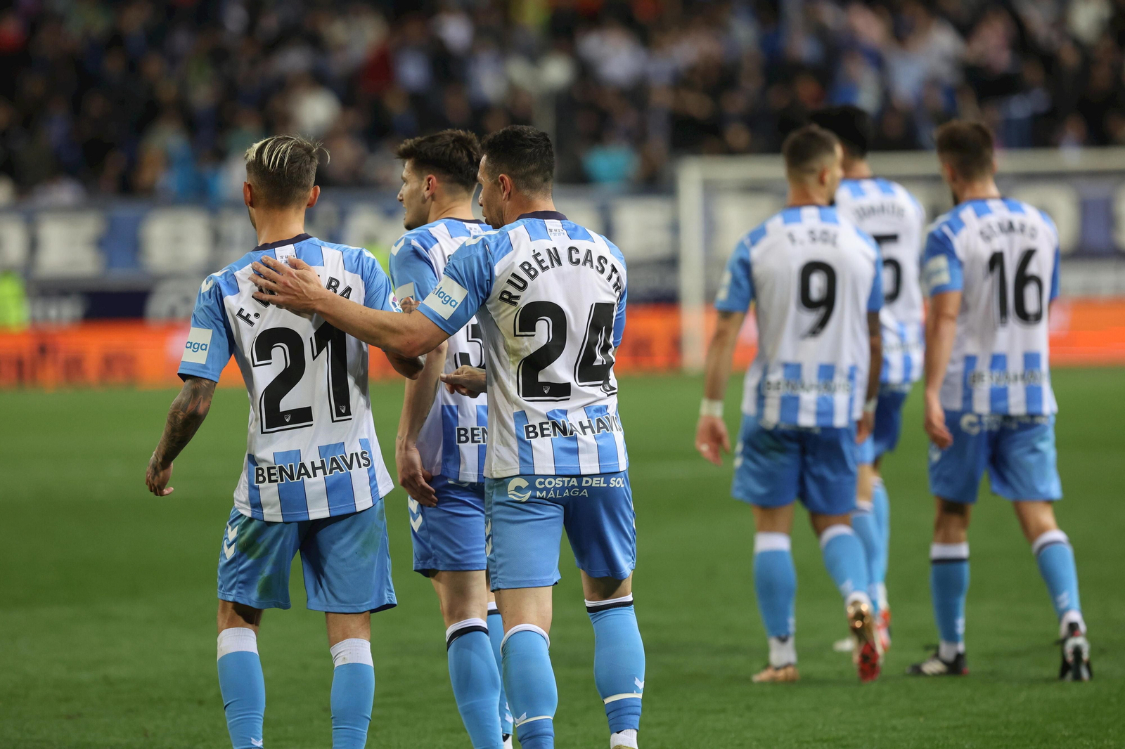 El Málaga CF-Zaragoza, en fotos