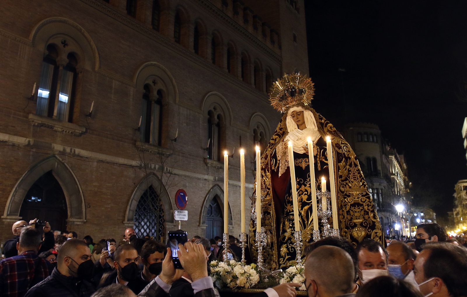 Traslado de las imágenes de Los Panaderos a la Iglesia de la Misericordia