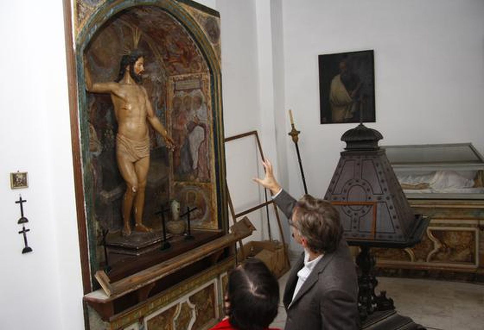 El convento Madre de Dios muestra unos tejados, esculturas, pinturas y muros plagados de desperfectos que demuestran su mal estado de conservación.

Foto: Belén Vargas