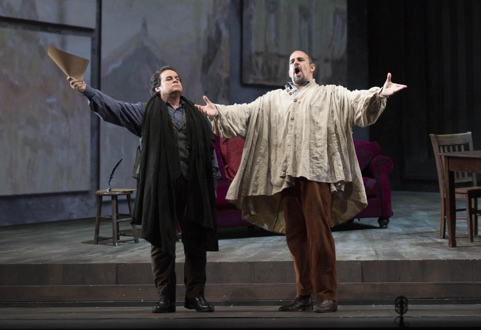 La imágenes de 'La bohème' en el Teatro de la Maestranza