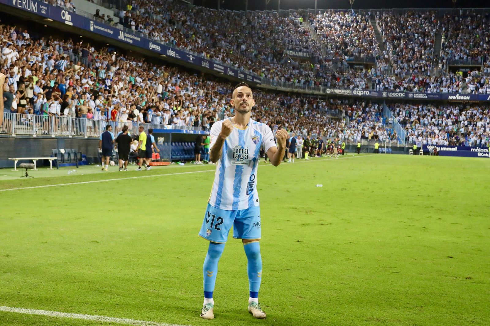 La etapa de Antoñito Cordero en el Málaga CF, en fotos