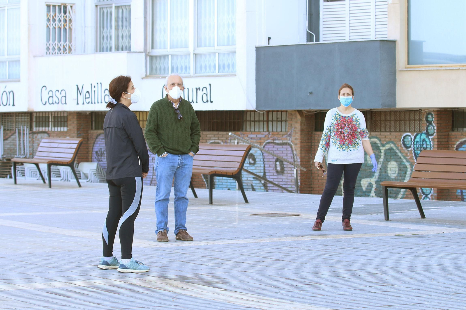 Las imágenes de la afluencia masiva de deportistas al paseo marítimo
