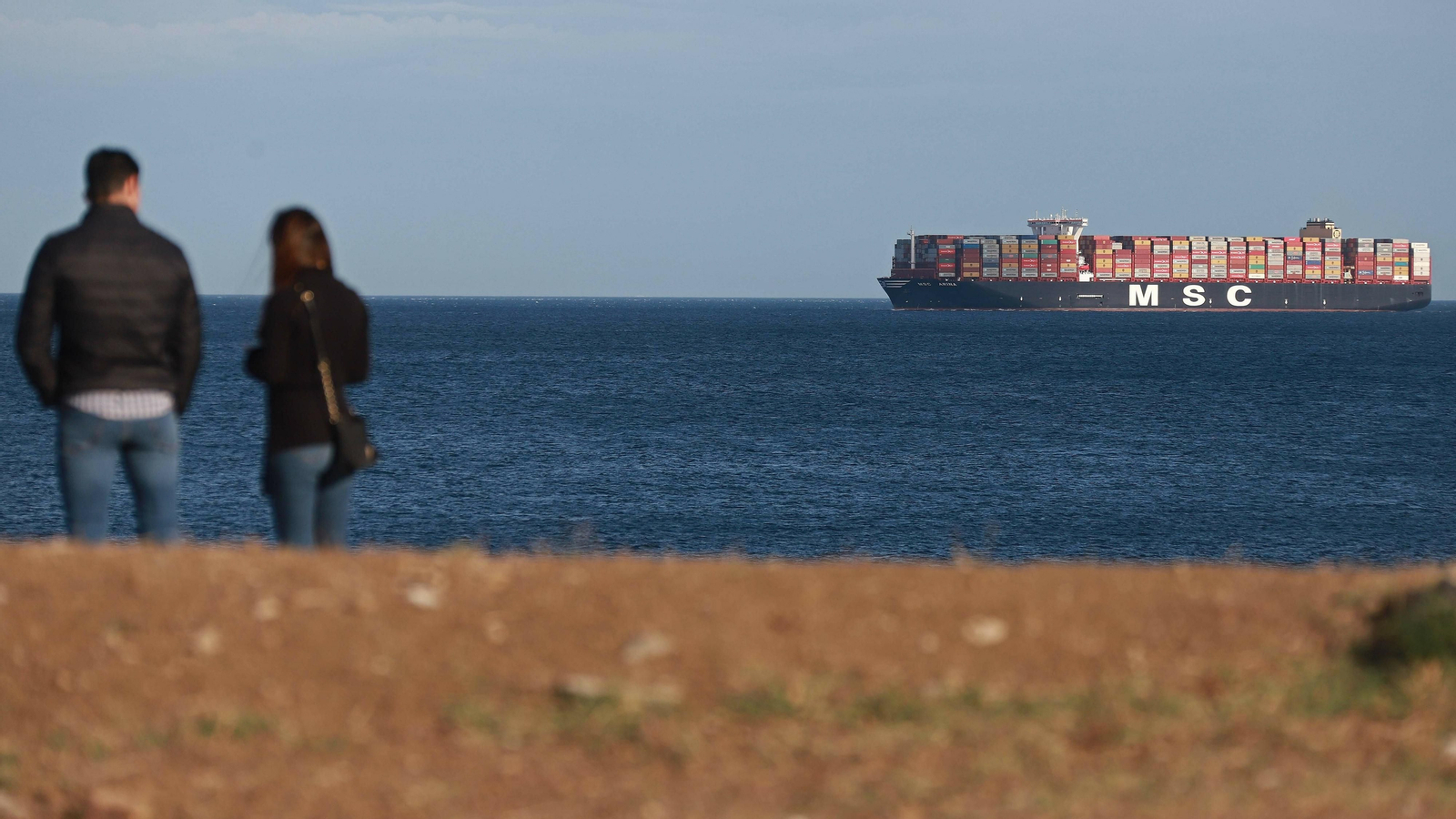 Las mejores fotos de la llegada del MSC Arina al puerto de Algeciras