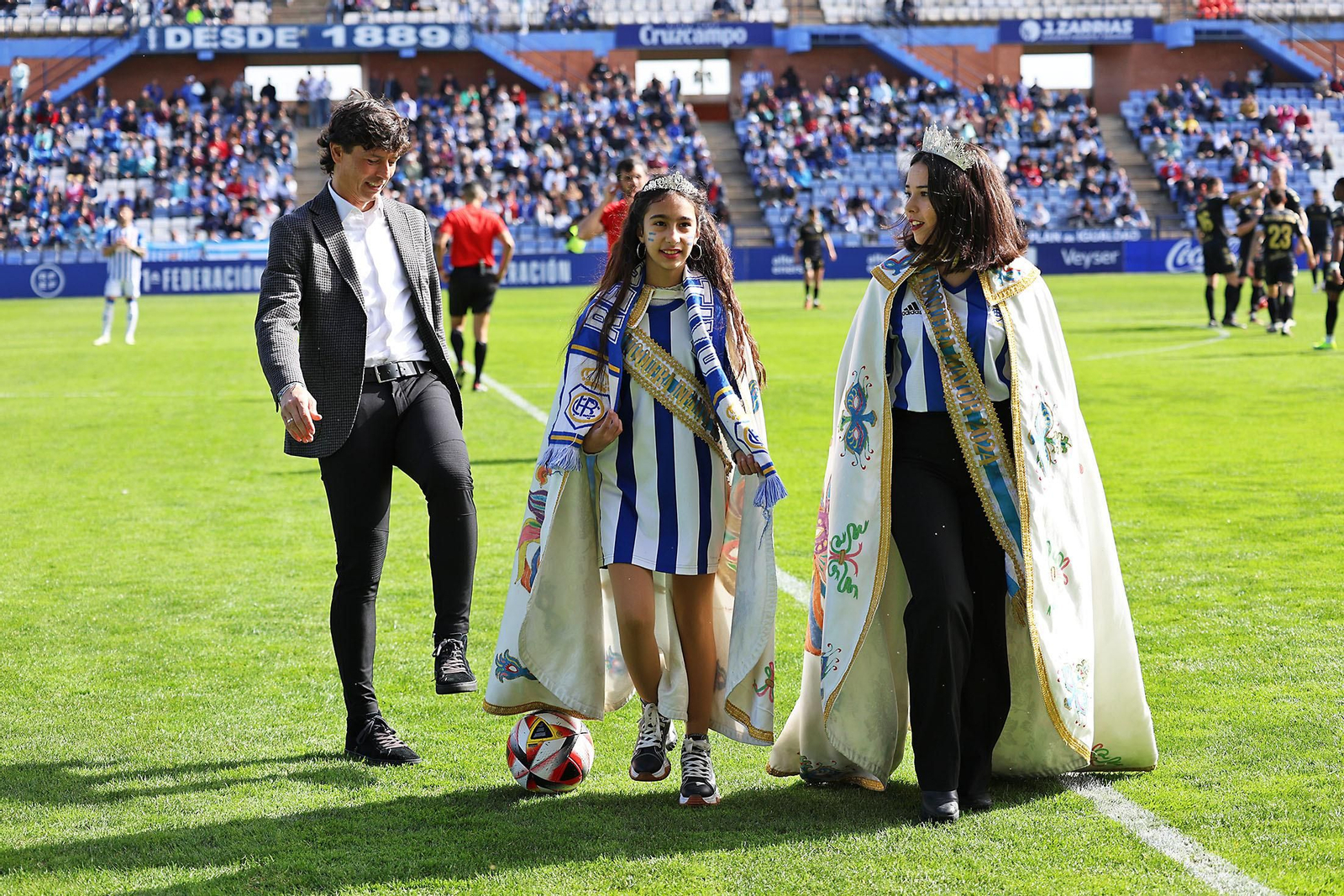 Ambiente en las gradas del Recreativo de Huelva vs AD Ceuta FC