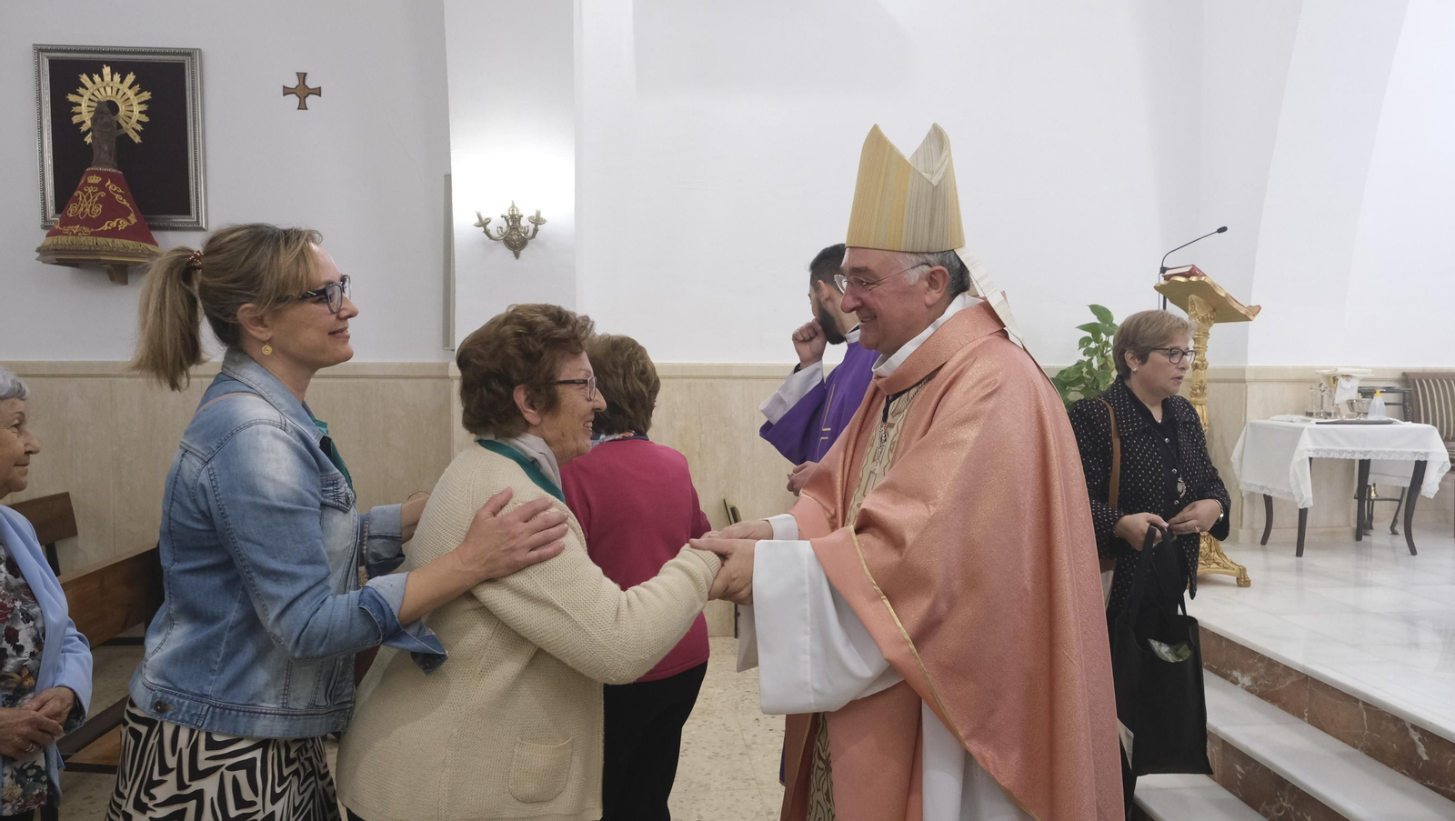 Imágenes de la bendición de la Borriquita de El Alquián, por el Obispo de Almería